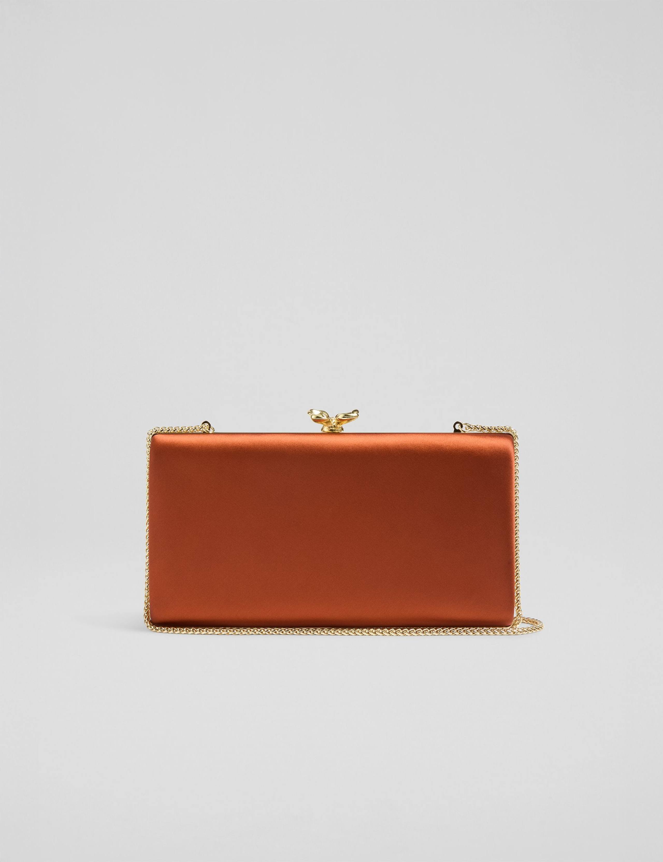 Suede Clutch Bag
