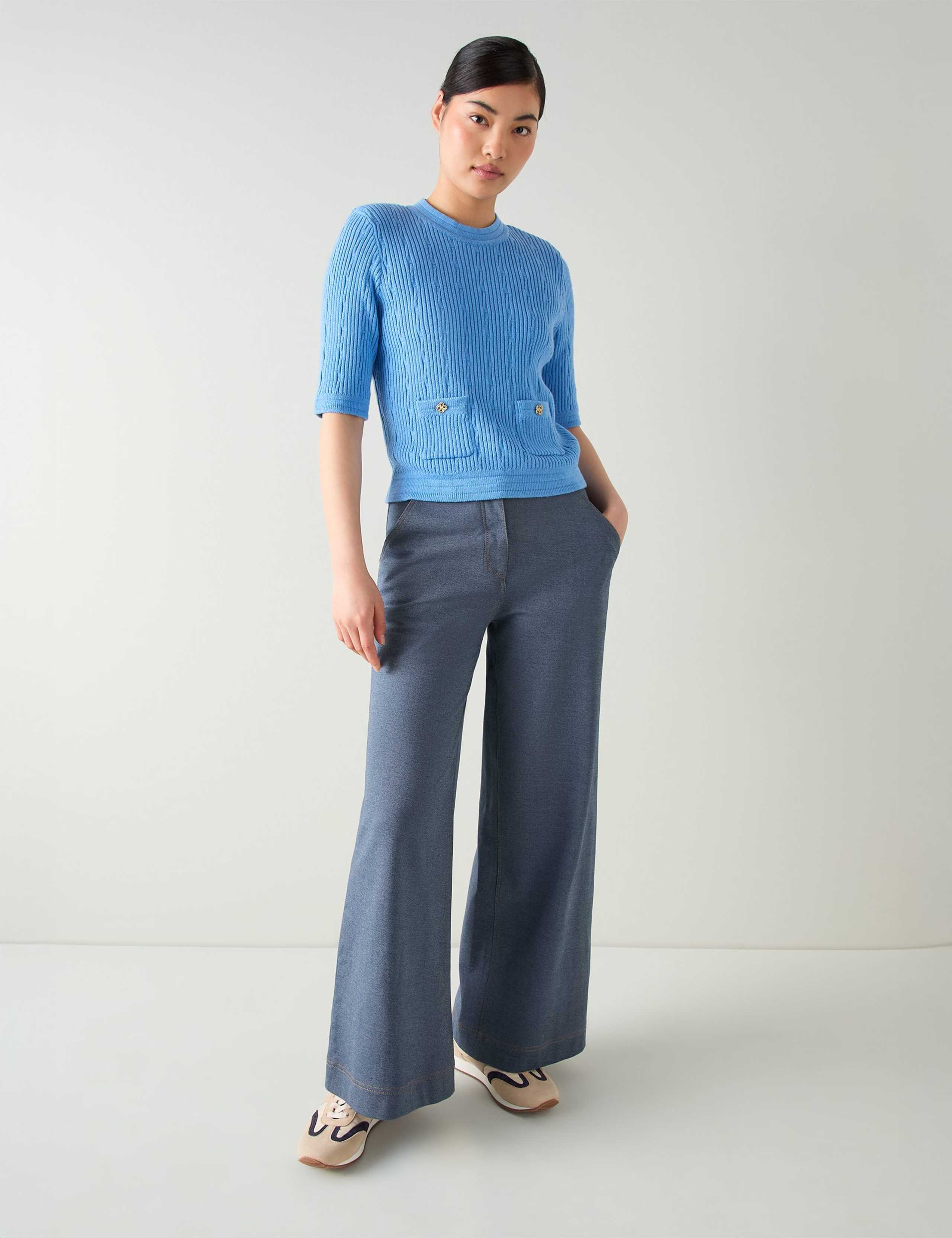 Cotton Rich Knitted Top