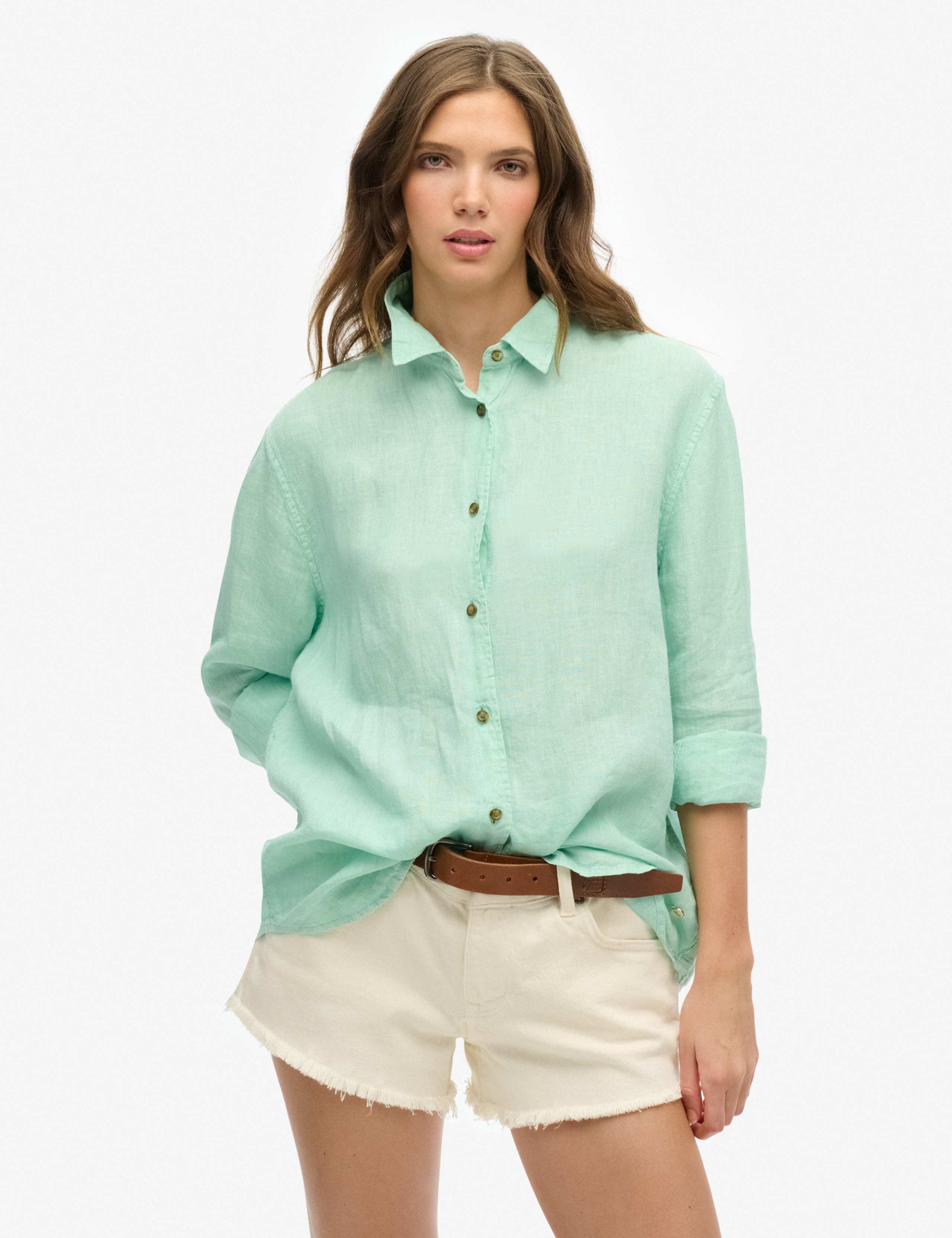 Linen Rich Collared Shirt