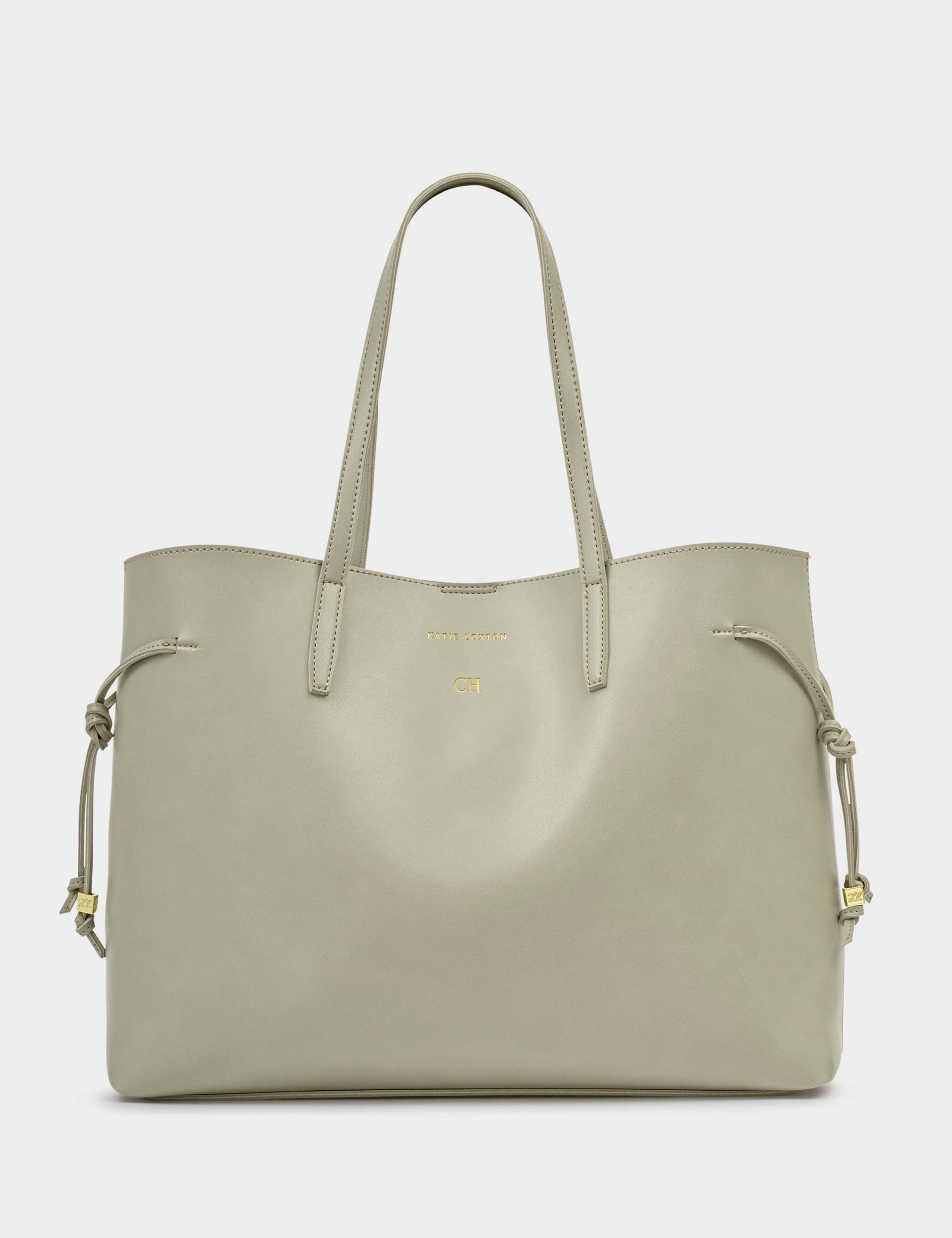 Personalised Faux Leather Drawstring Tote Bag