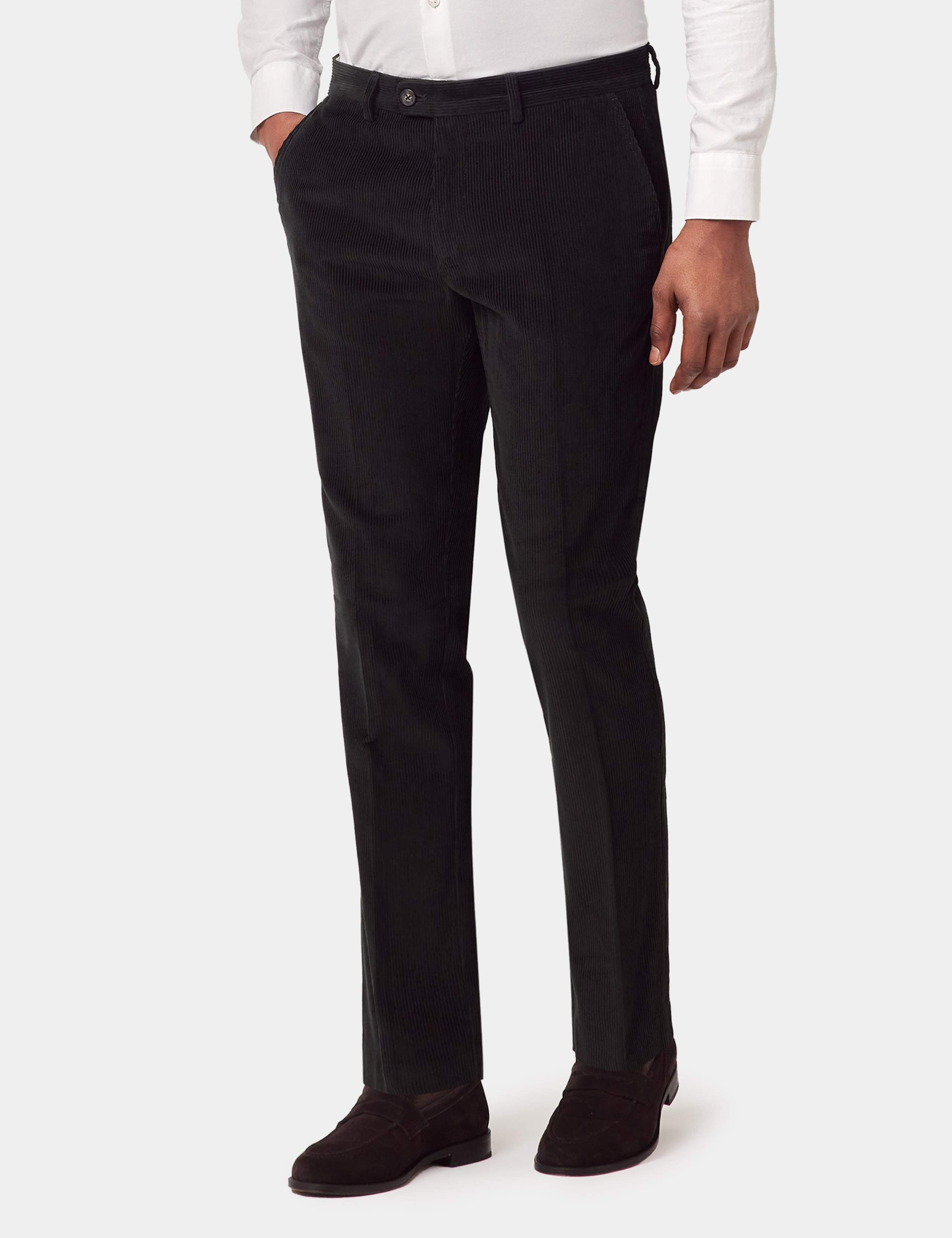 Regular Fit Pure Cotton Corduroy Chinos