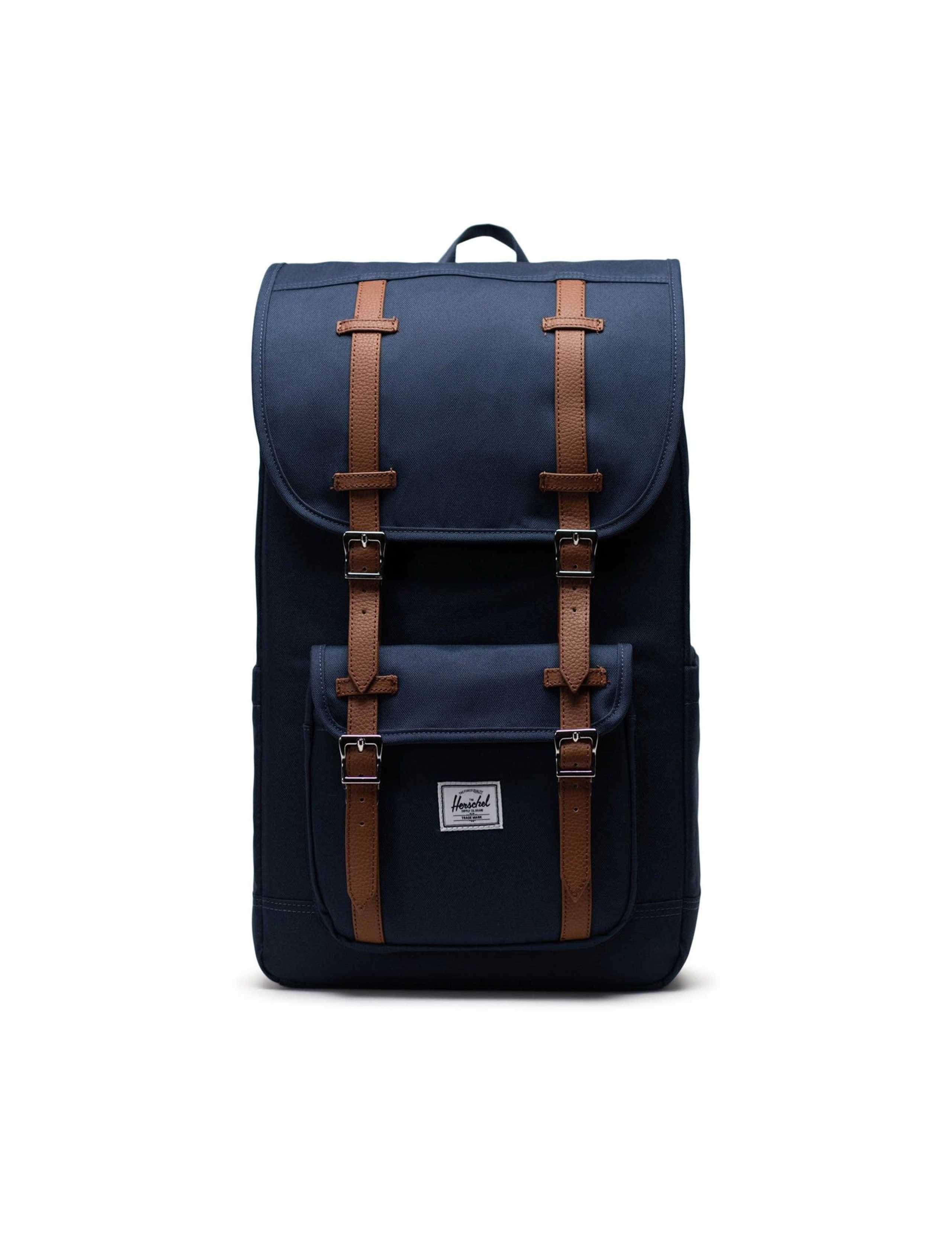 Twill Flap Drawstring Backpack