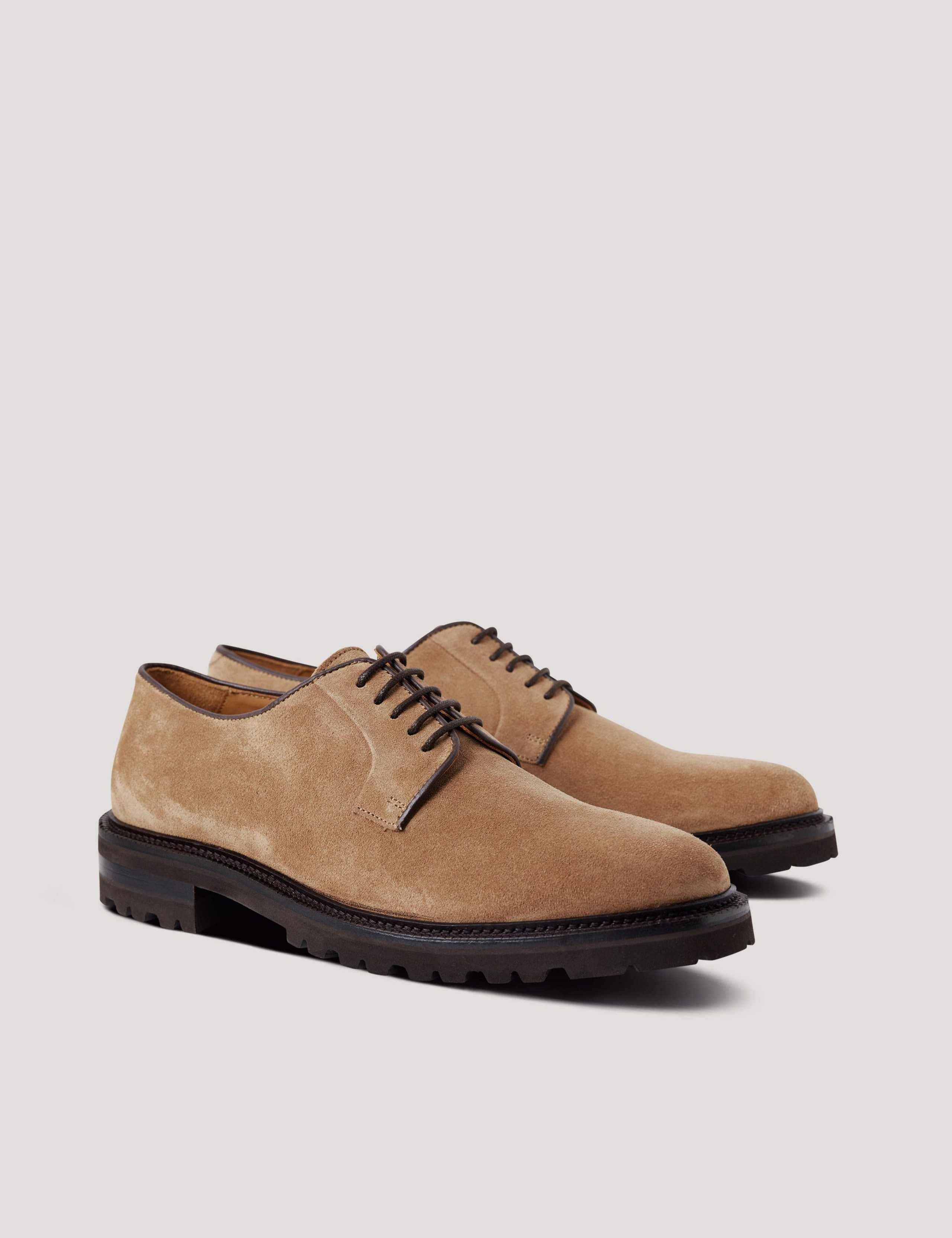 Suede Derby Shoes