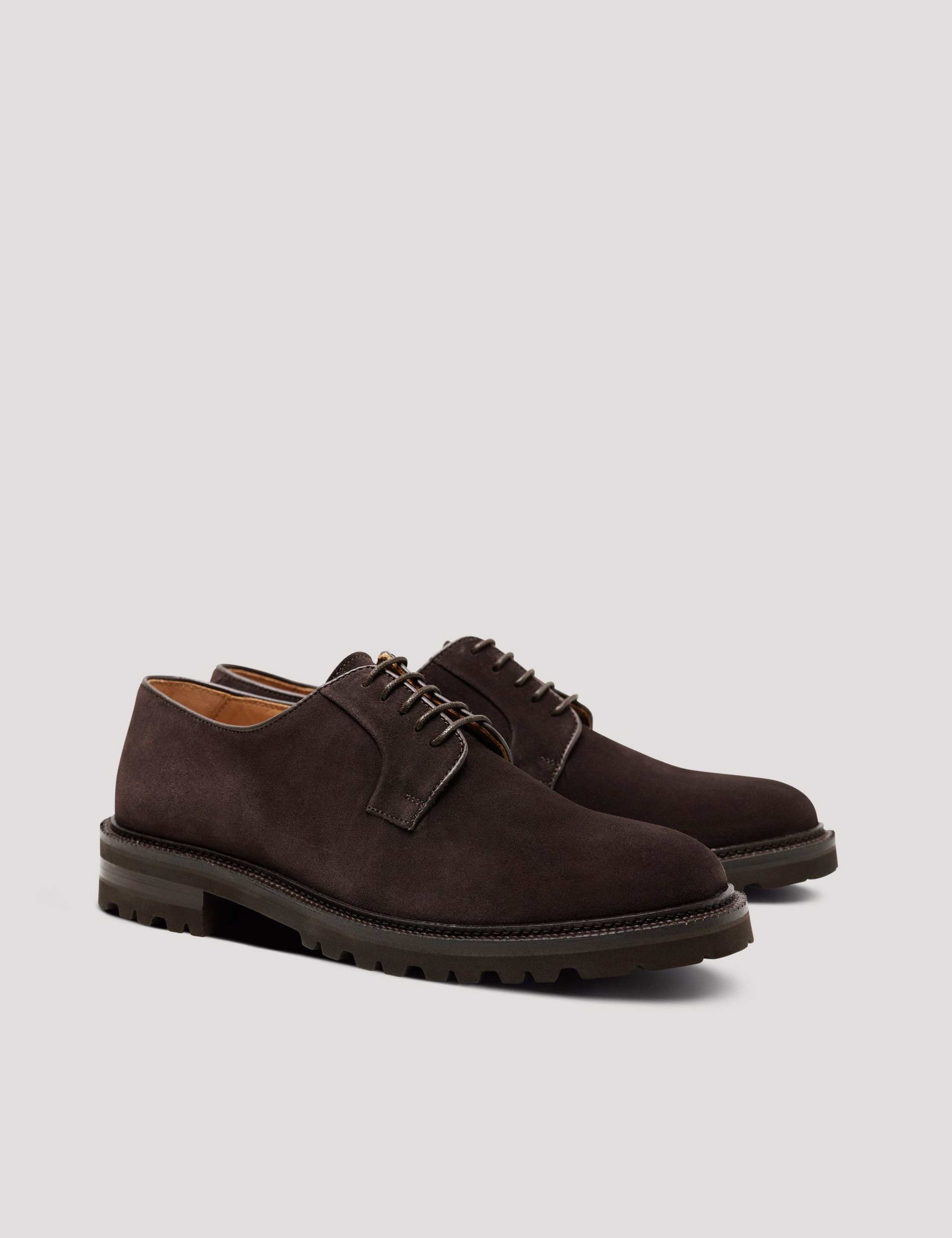 Suede Derby Shoes