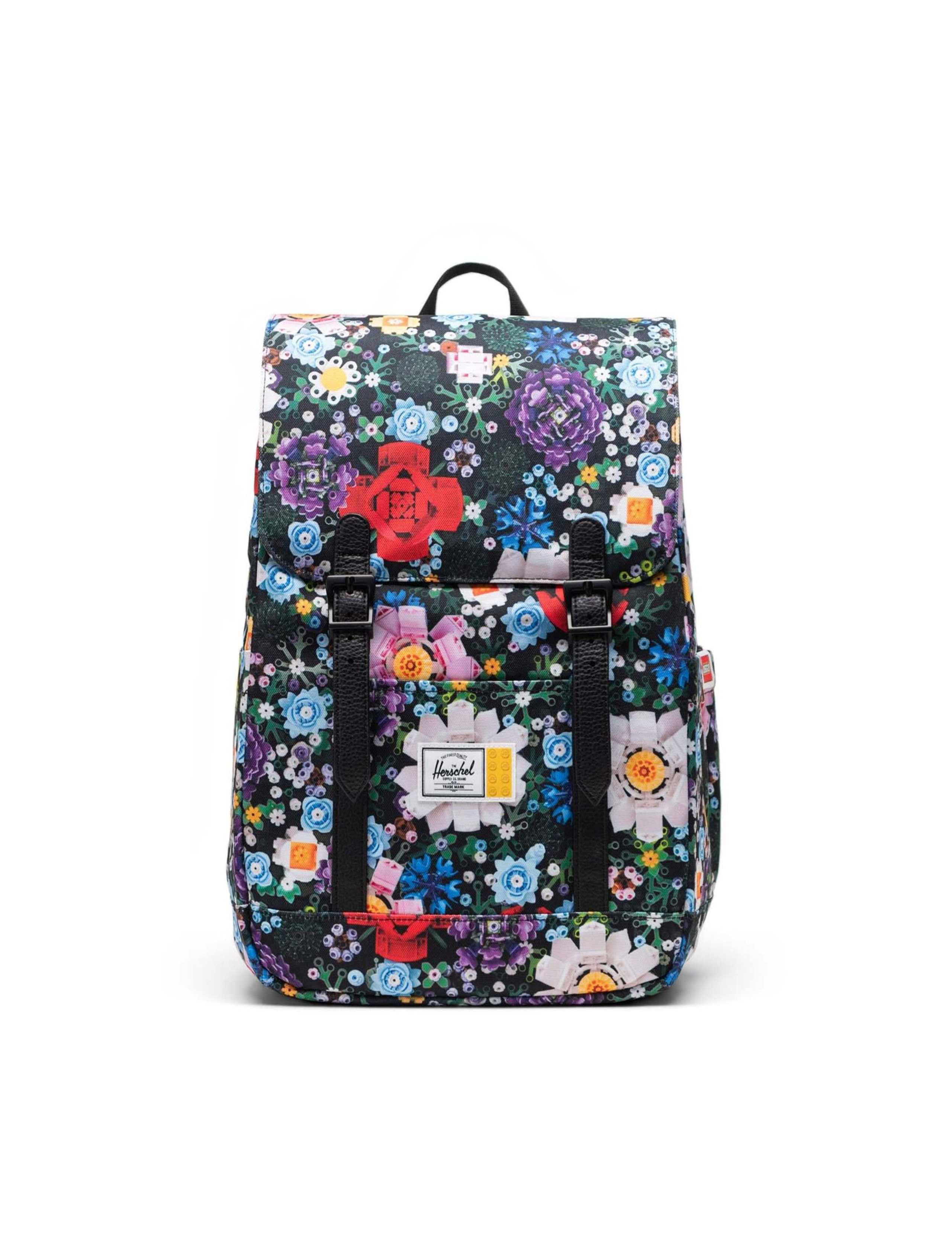 LEGO® Floral Flap Drawstring Backpack
