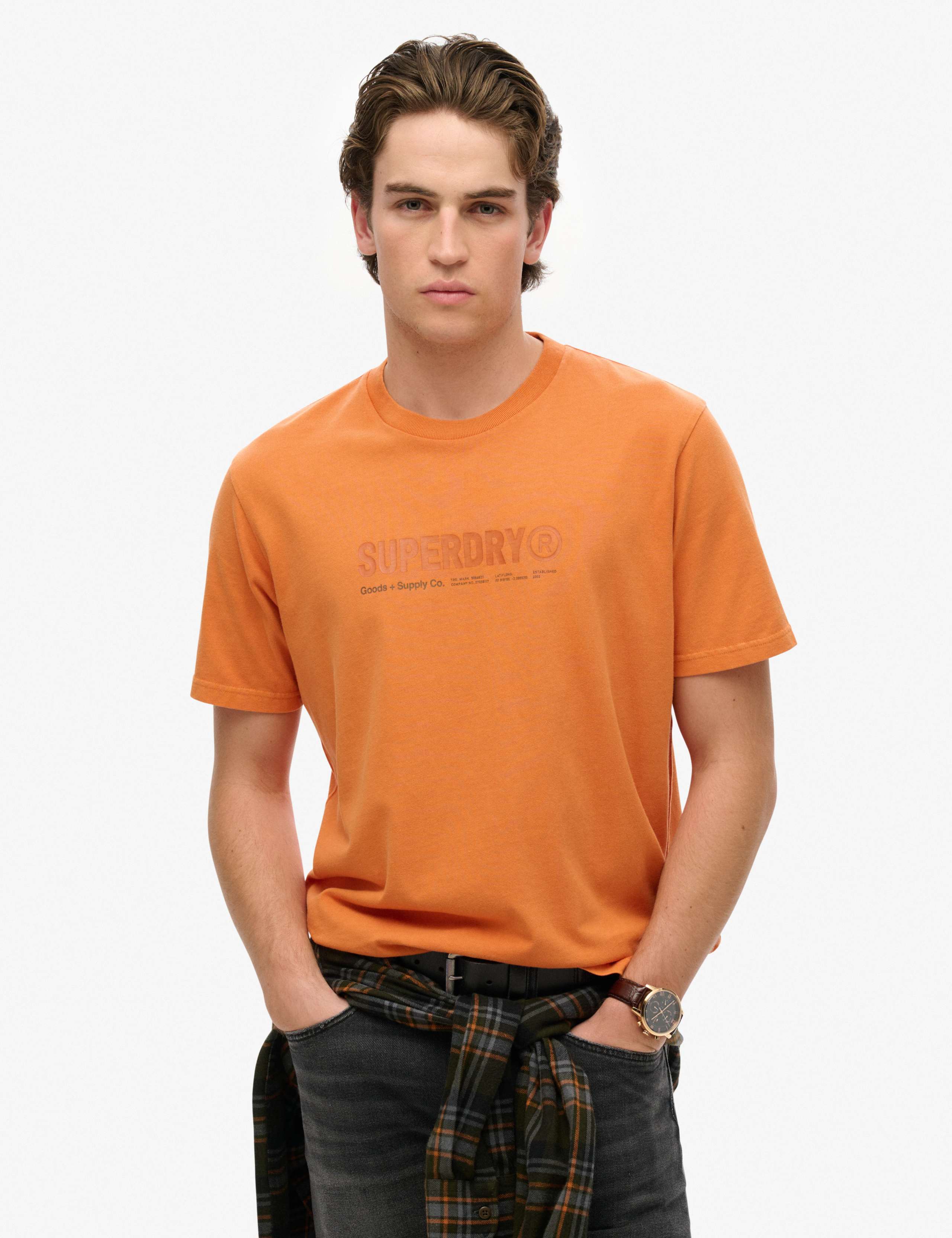 Pure Cotton Crew Neck T-Shirt