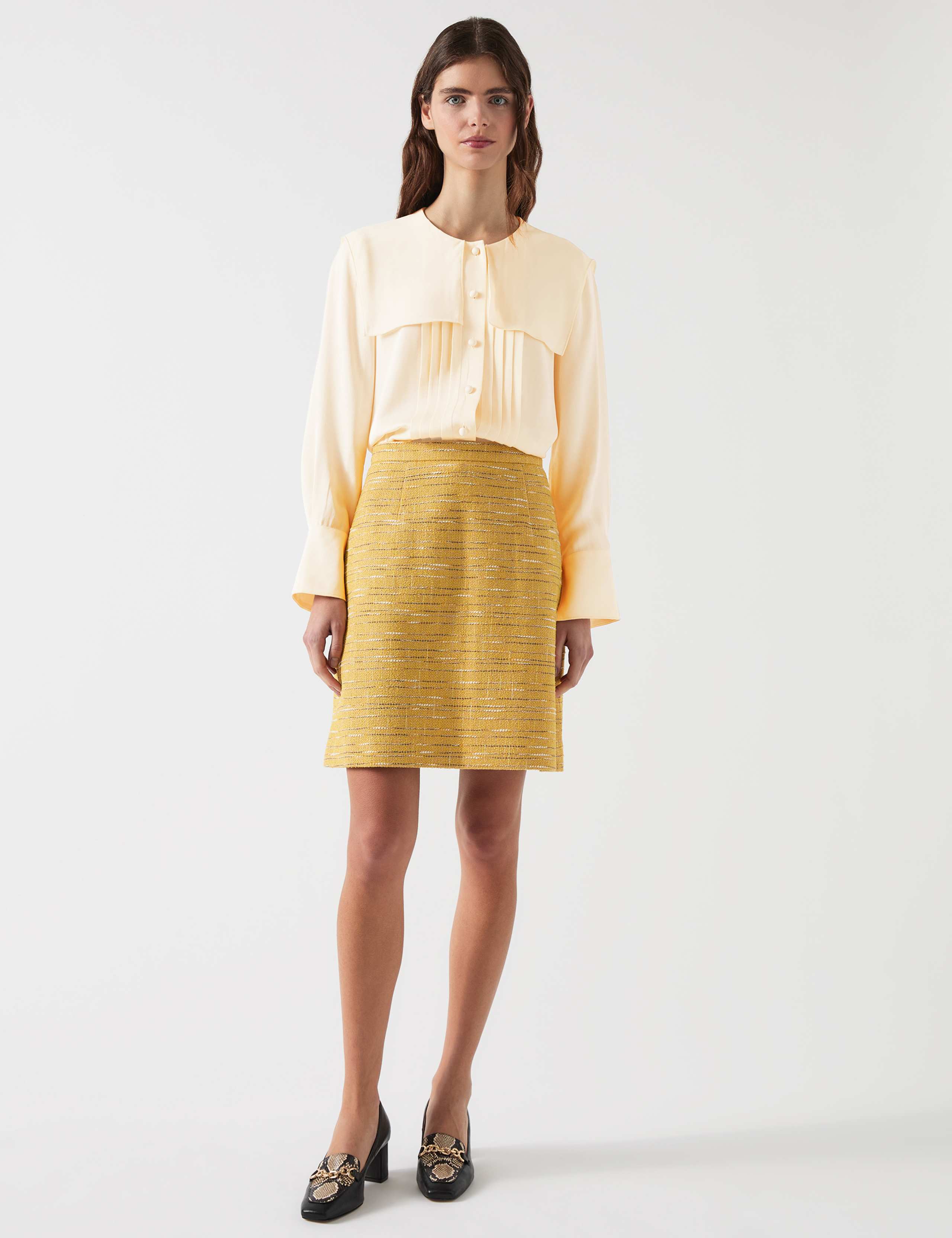 Crepe Pleated Blouse