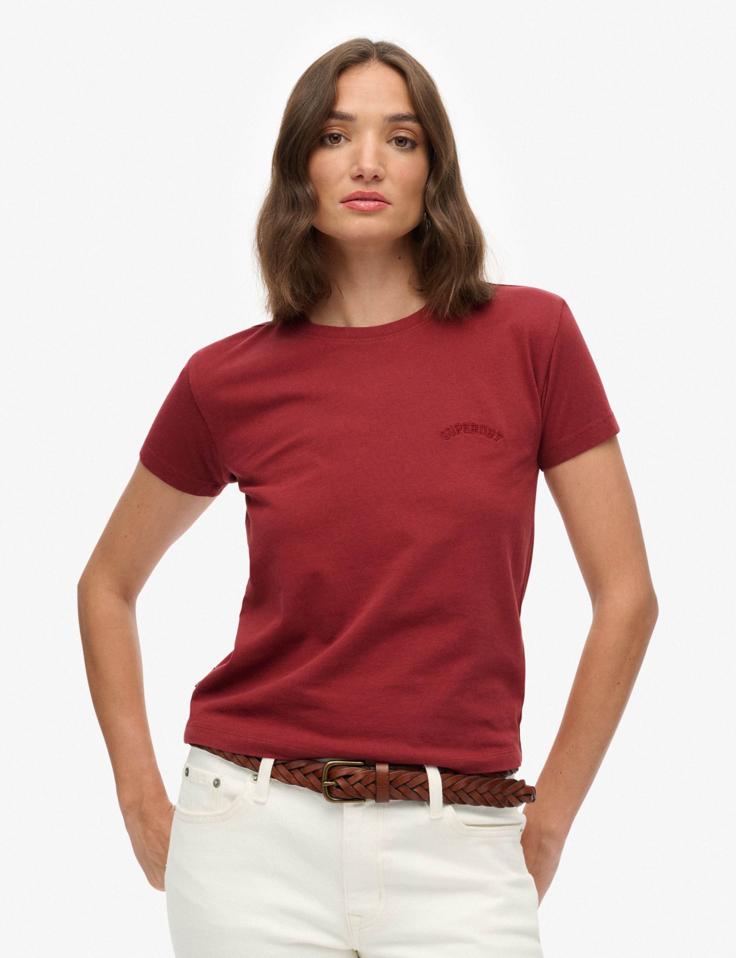 Pure Cotton Crew Neck T-Shirt
