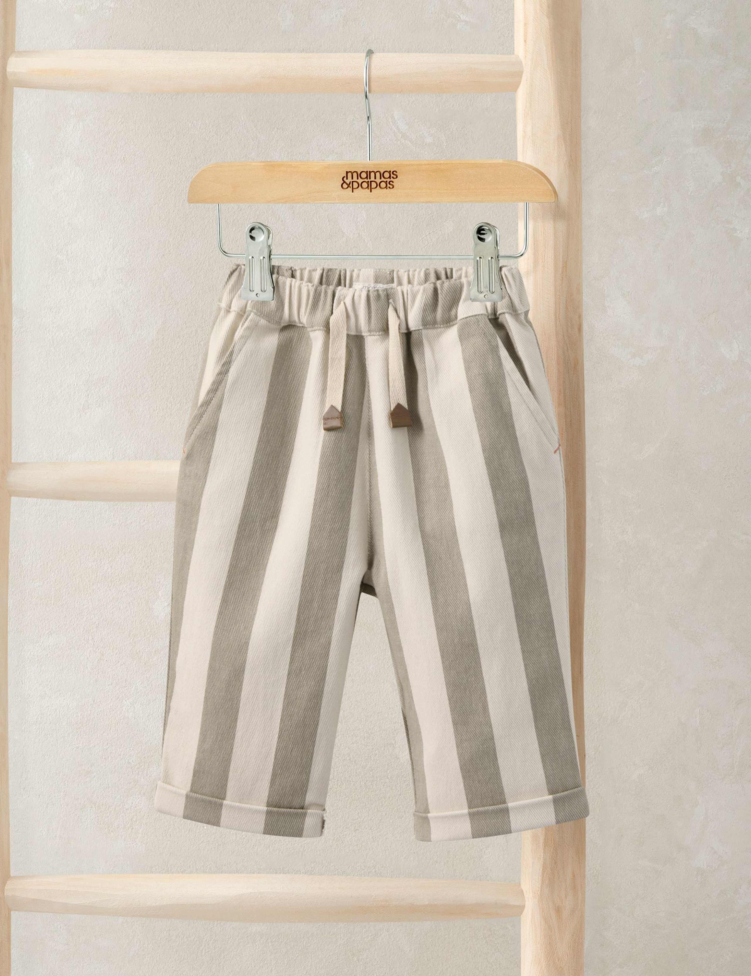 Cotton Rich Striped Trousers (0-36 Months)