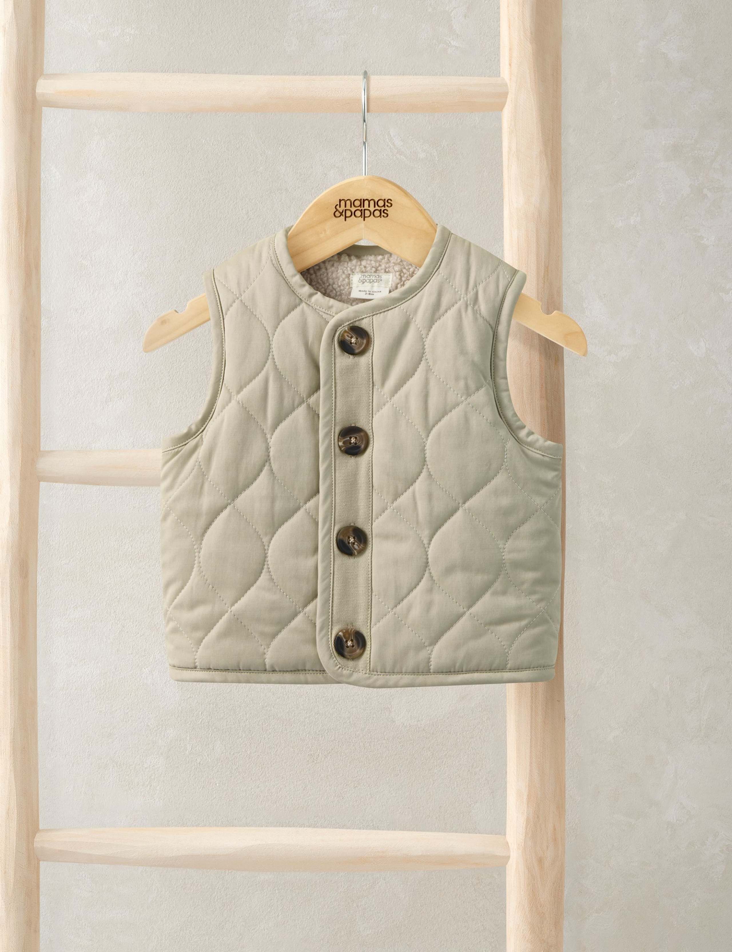 Cotton Blend Quilted Gilet (3-36 Months)