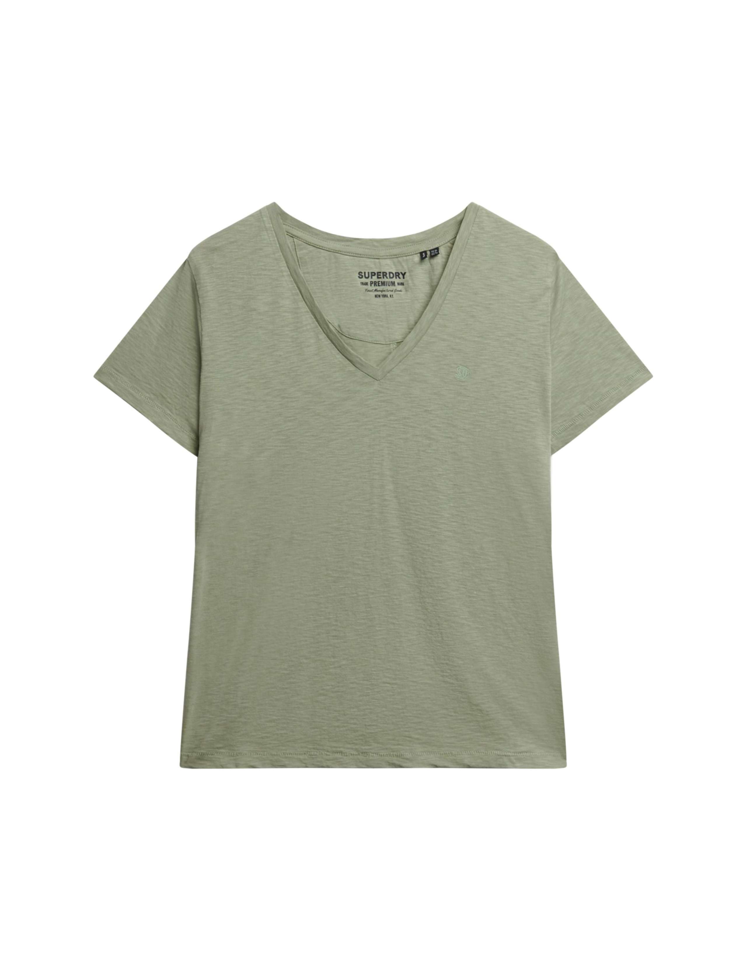 Cotton Rich V-Neck T-Shirt