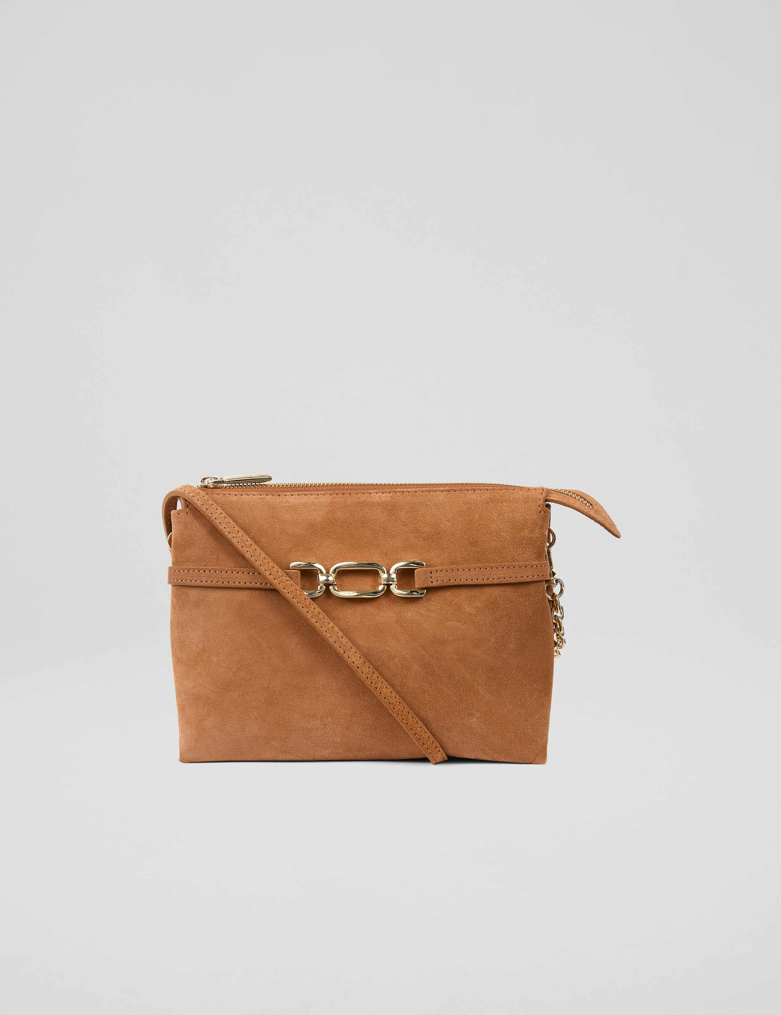 Suede Clutch Bag