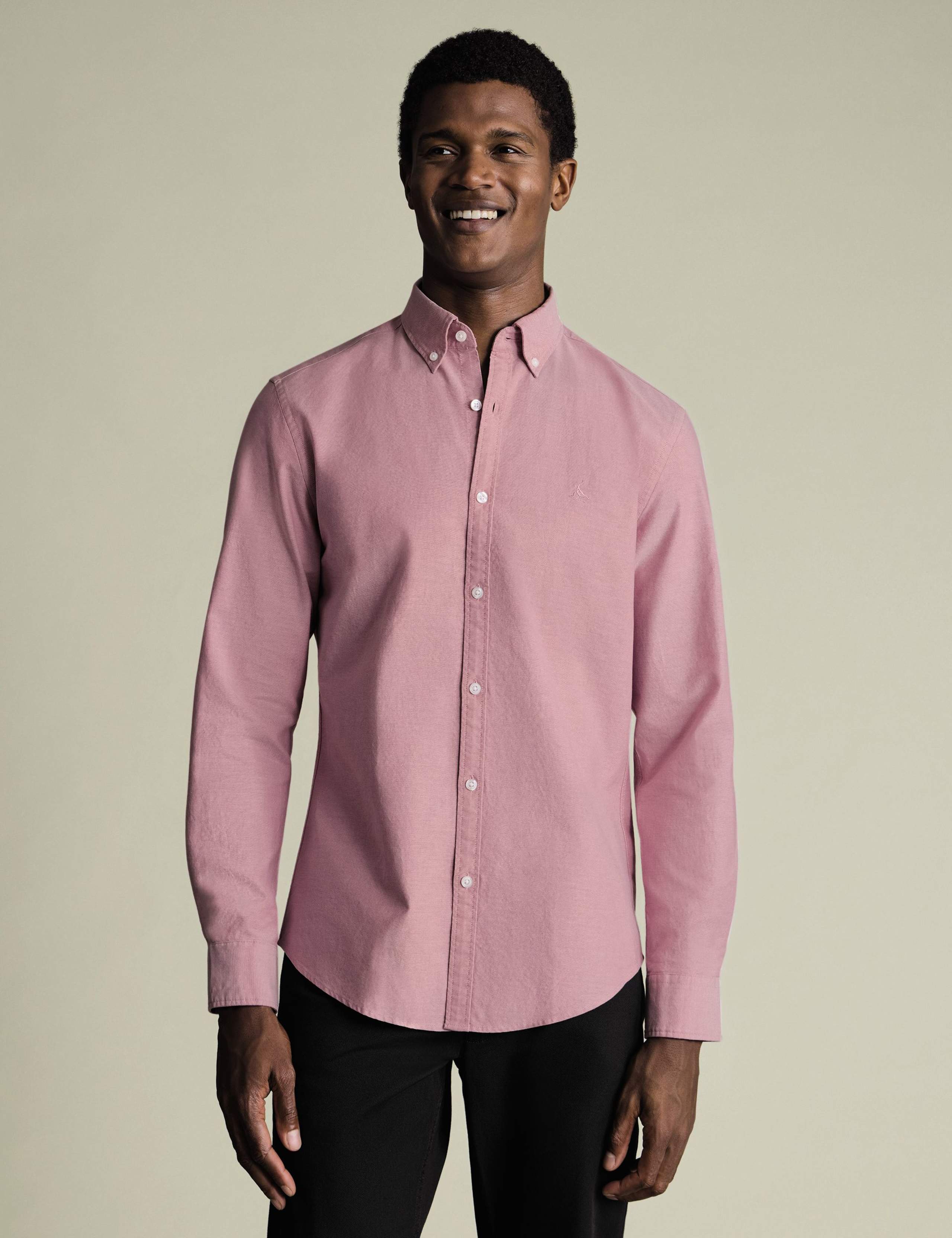 Pure Cotton Slim Fit Oxford Shirt