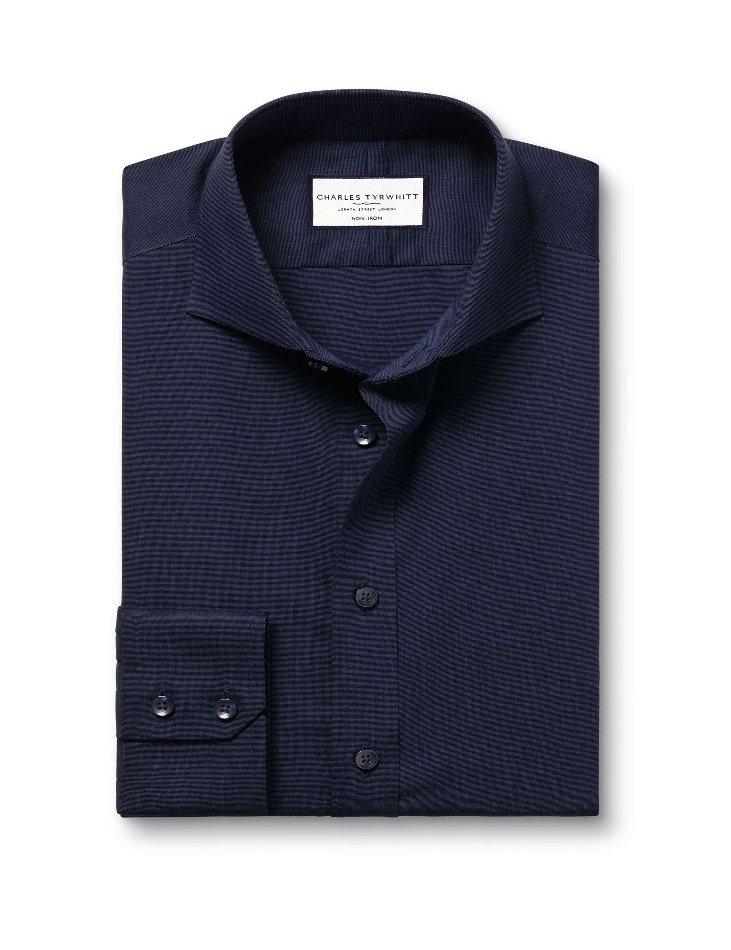 Non Iron Regular Fit Pure Cotton Shirt