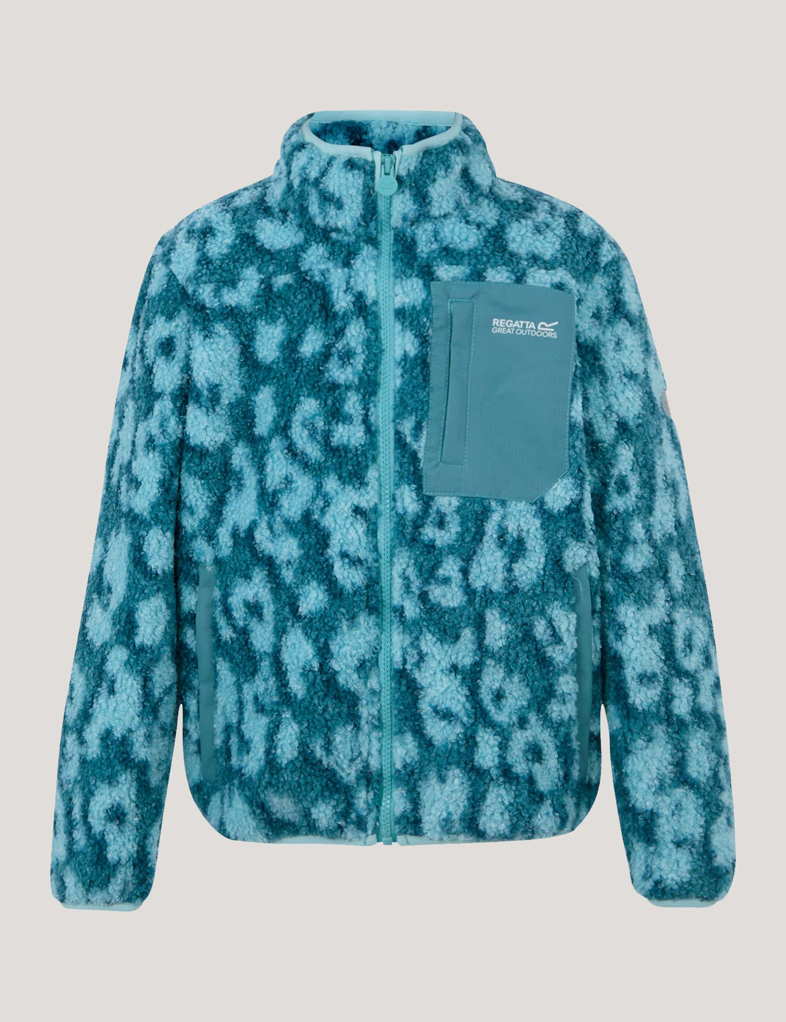 Junior Frankie Zip Borg Fleece Jacket (3-14 Yrs)