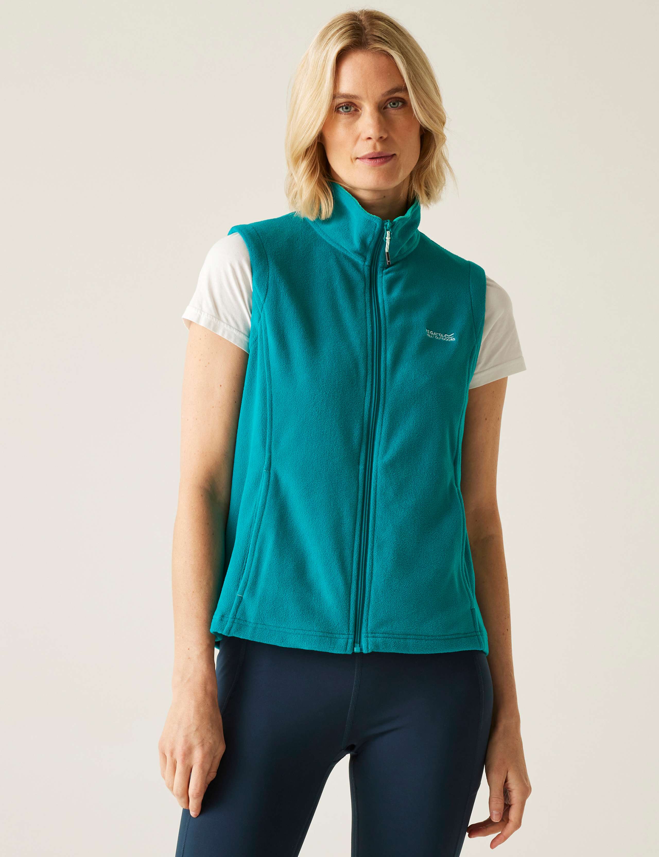 Sweetness Fleece Funnel Neck Zip Up Gilet