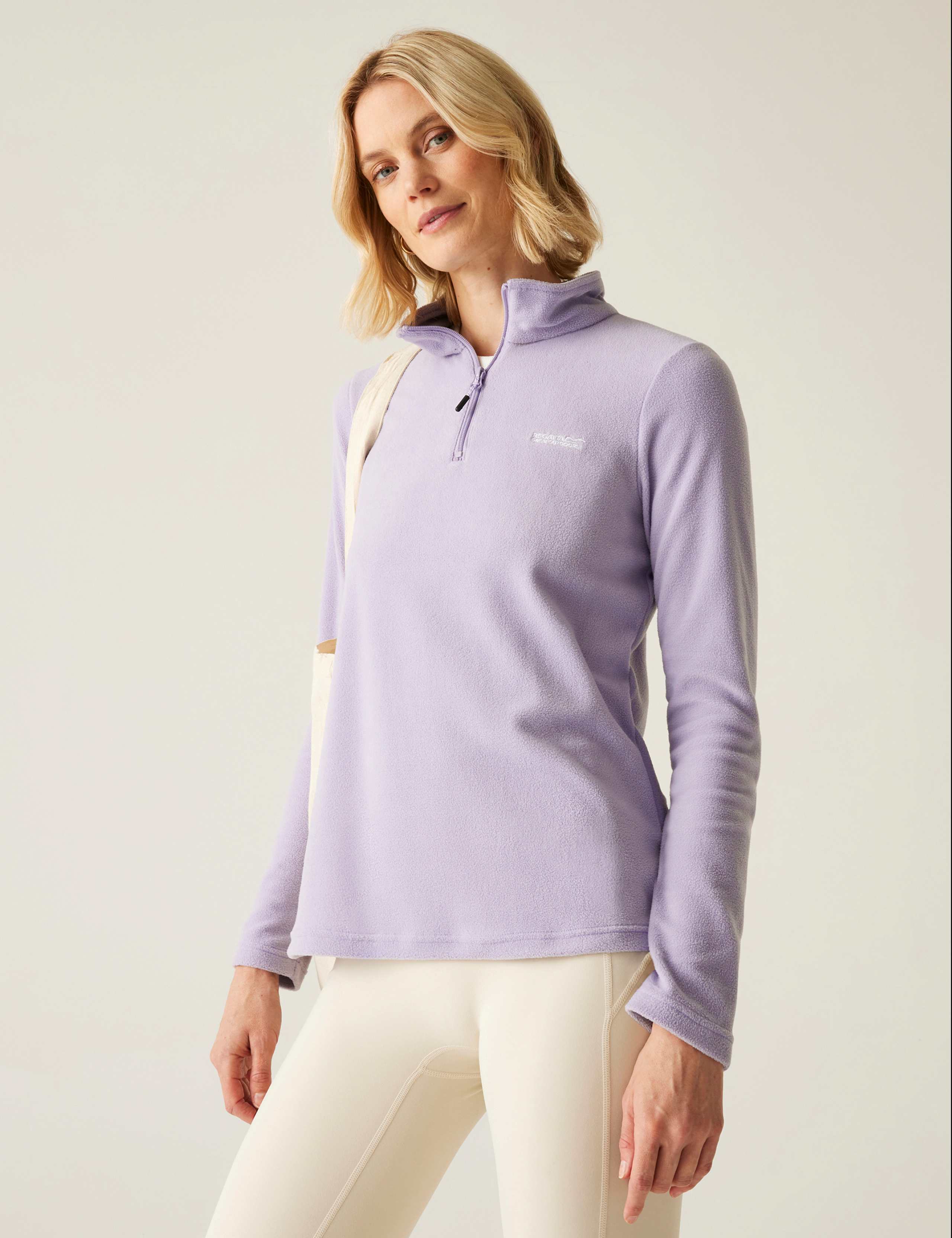 Sweethart Funnel Neck Half Zip Fleece