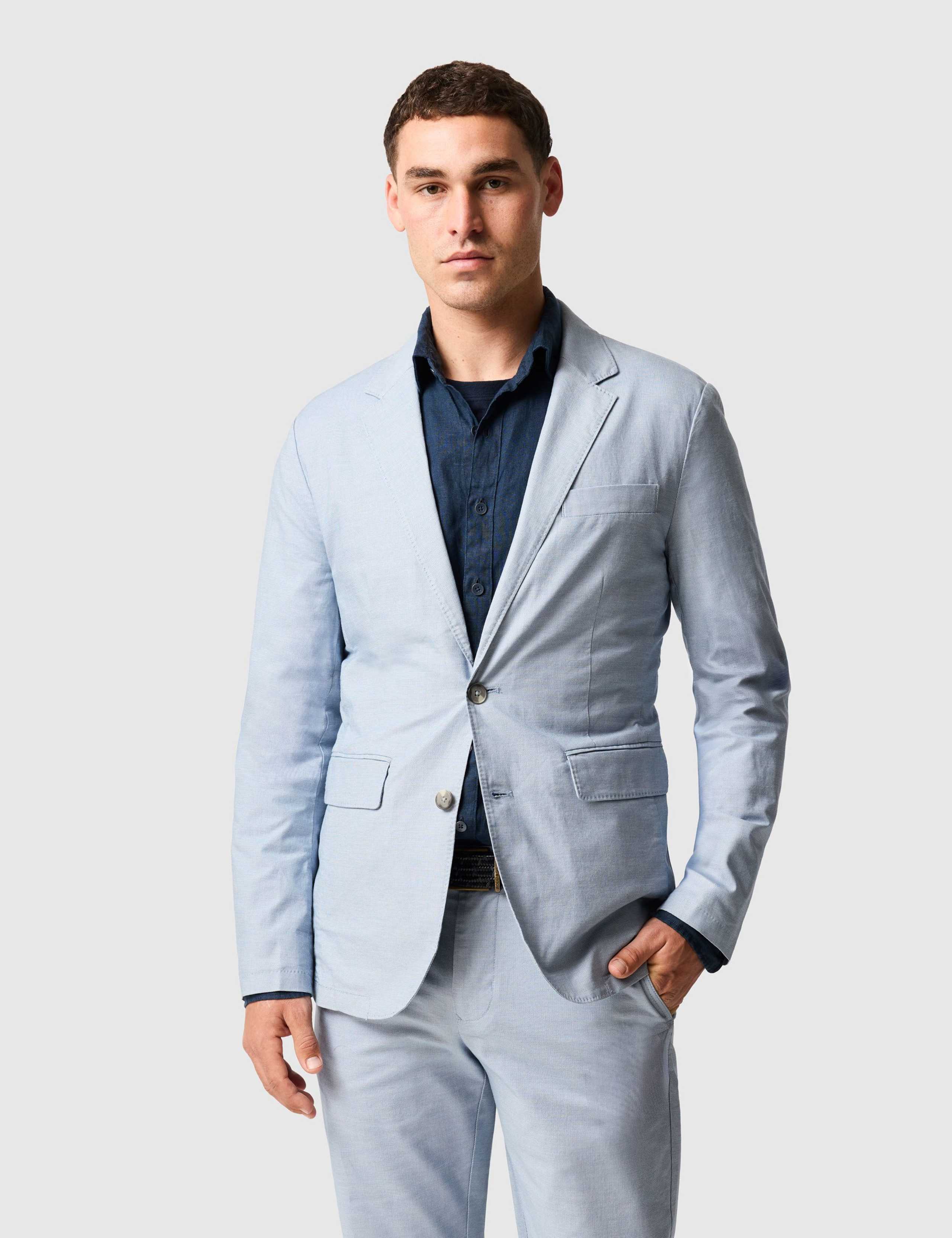 Gunn Cotton Rich Sports Fit Blazer Jacket