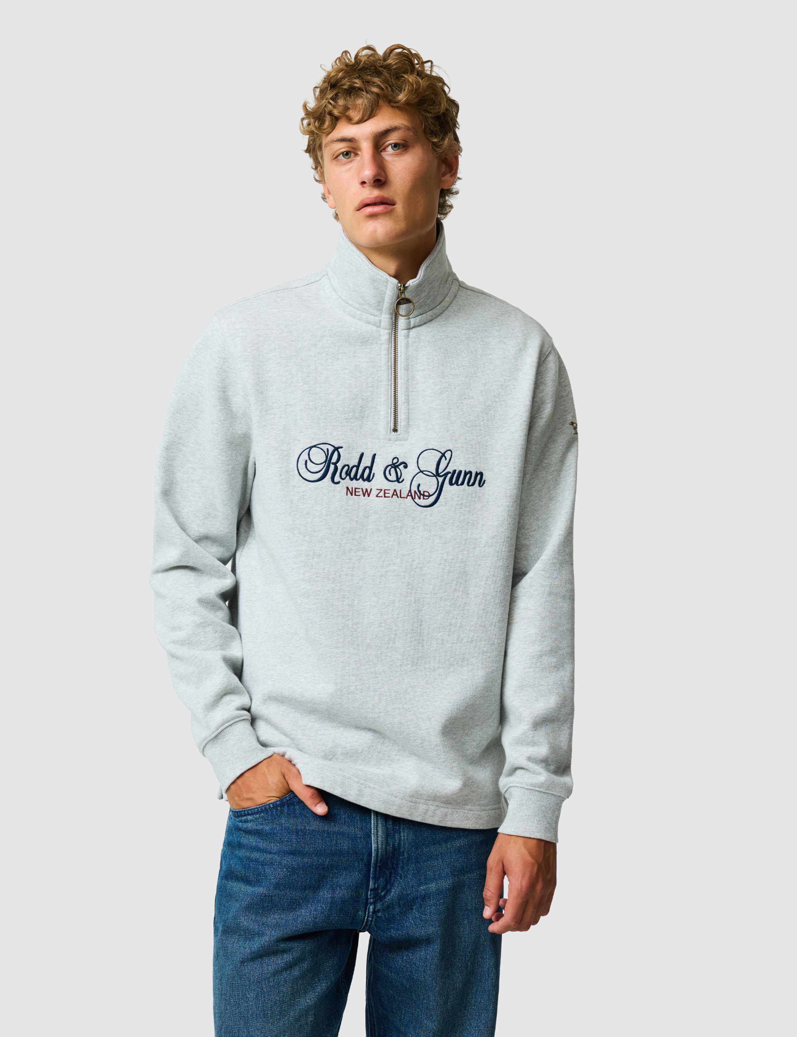 Jubilee Pure Cotton Half Zip Sweatshirt