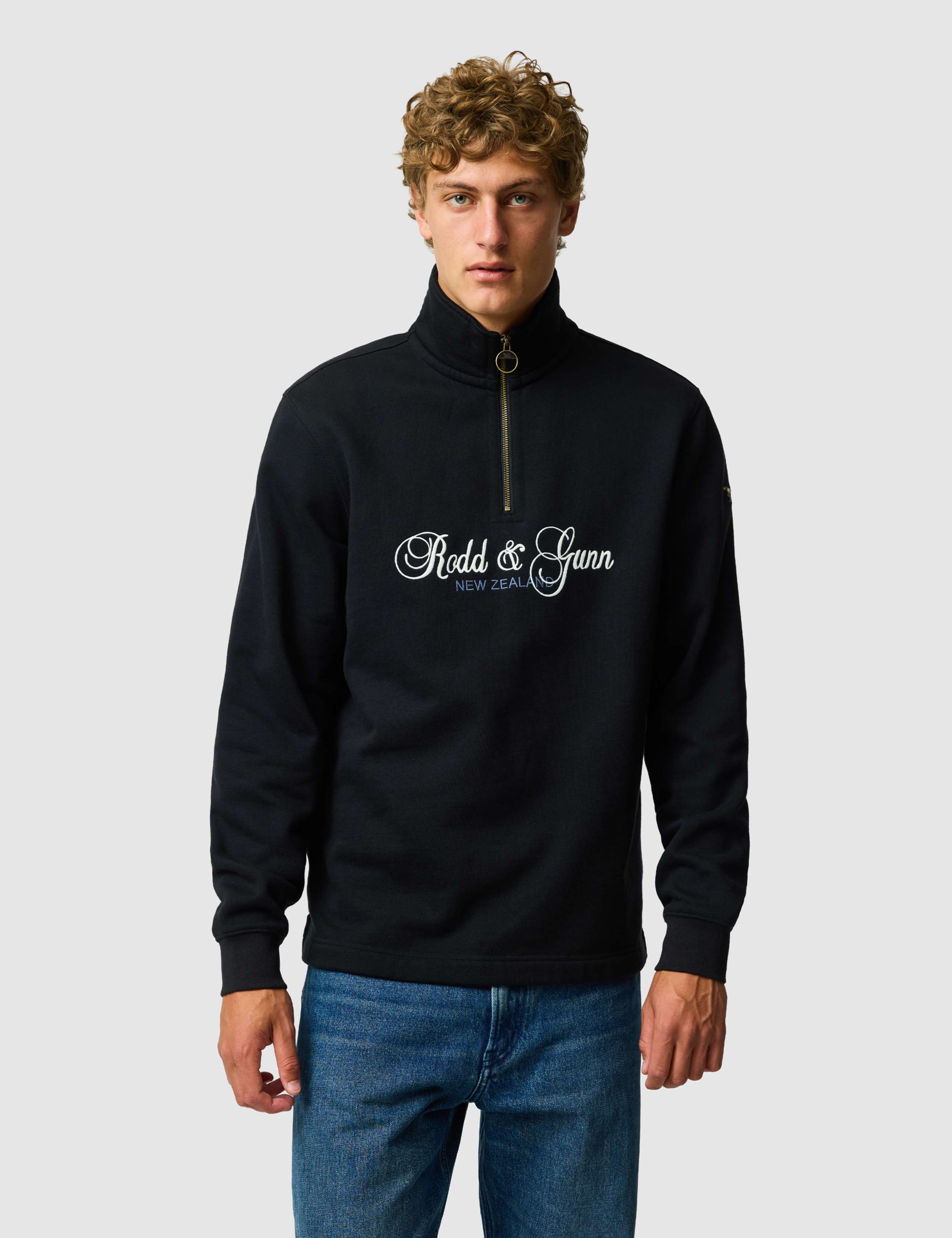 Jubilee Pure Cotton Half Zip Sweatshirt