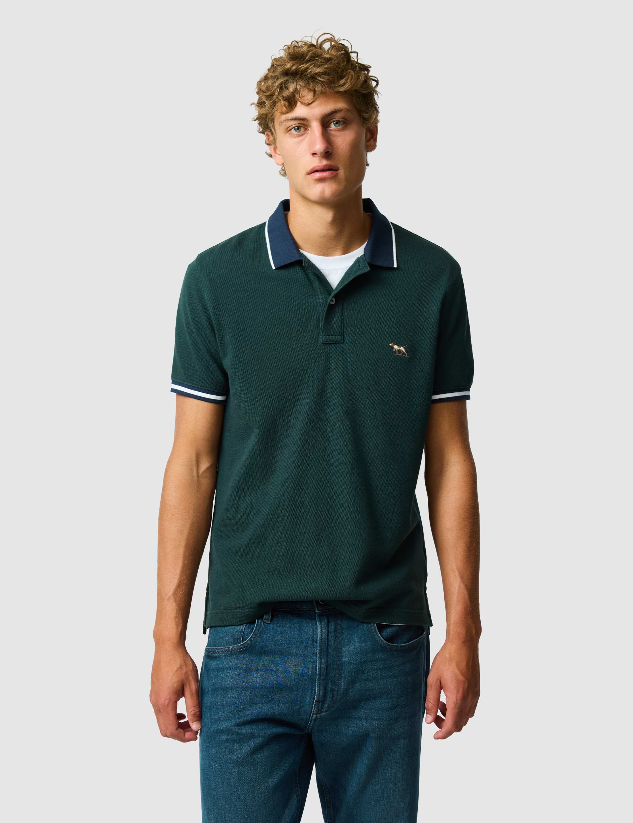 Slim Fit Pure Cotton Polo Shirt