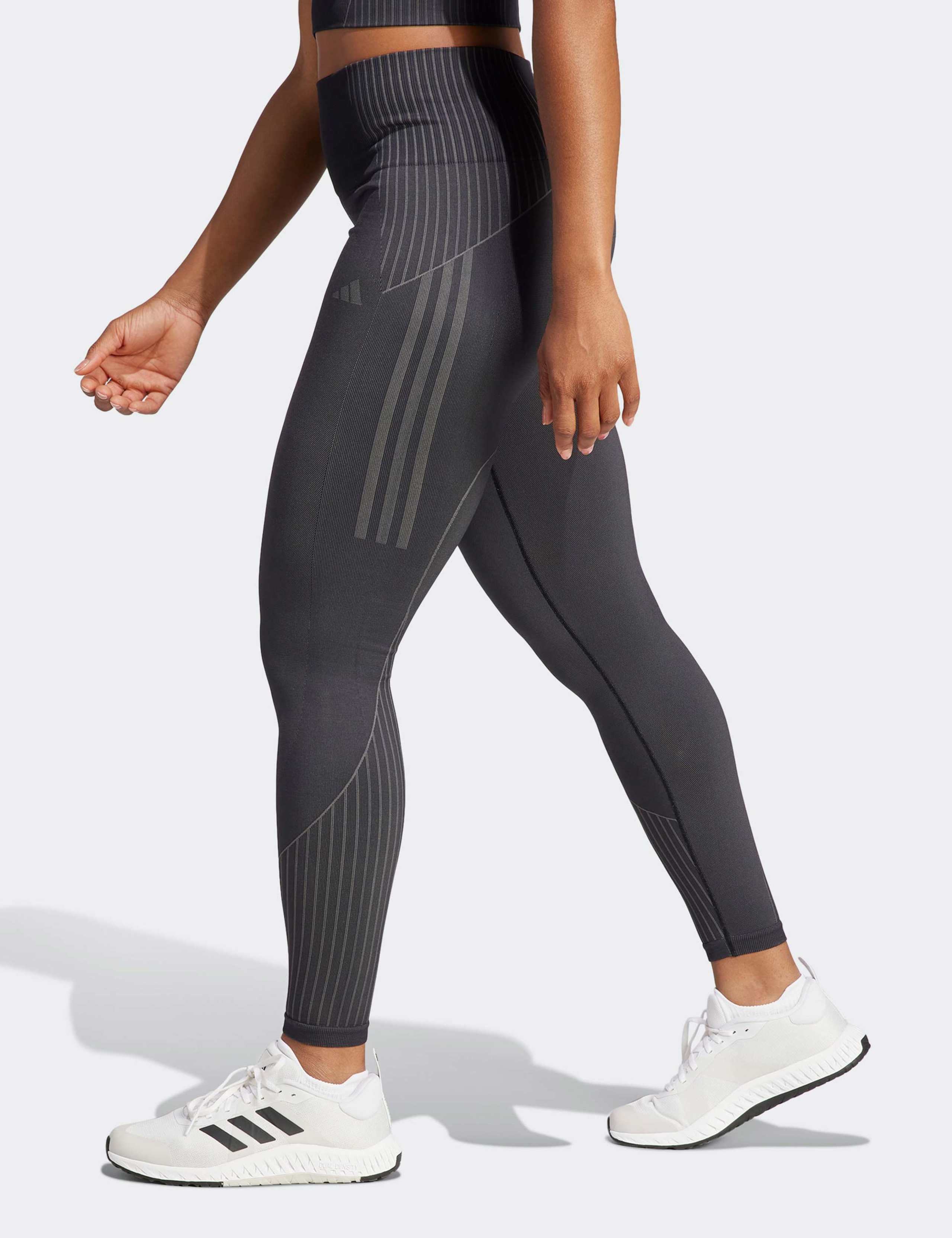 Seamless Striped High Waisted Leggings