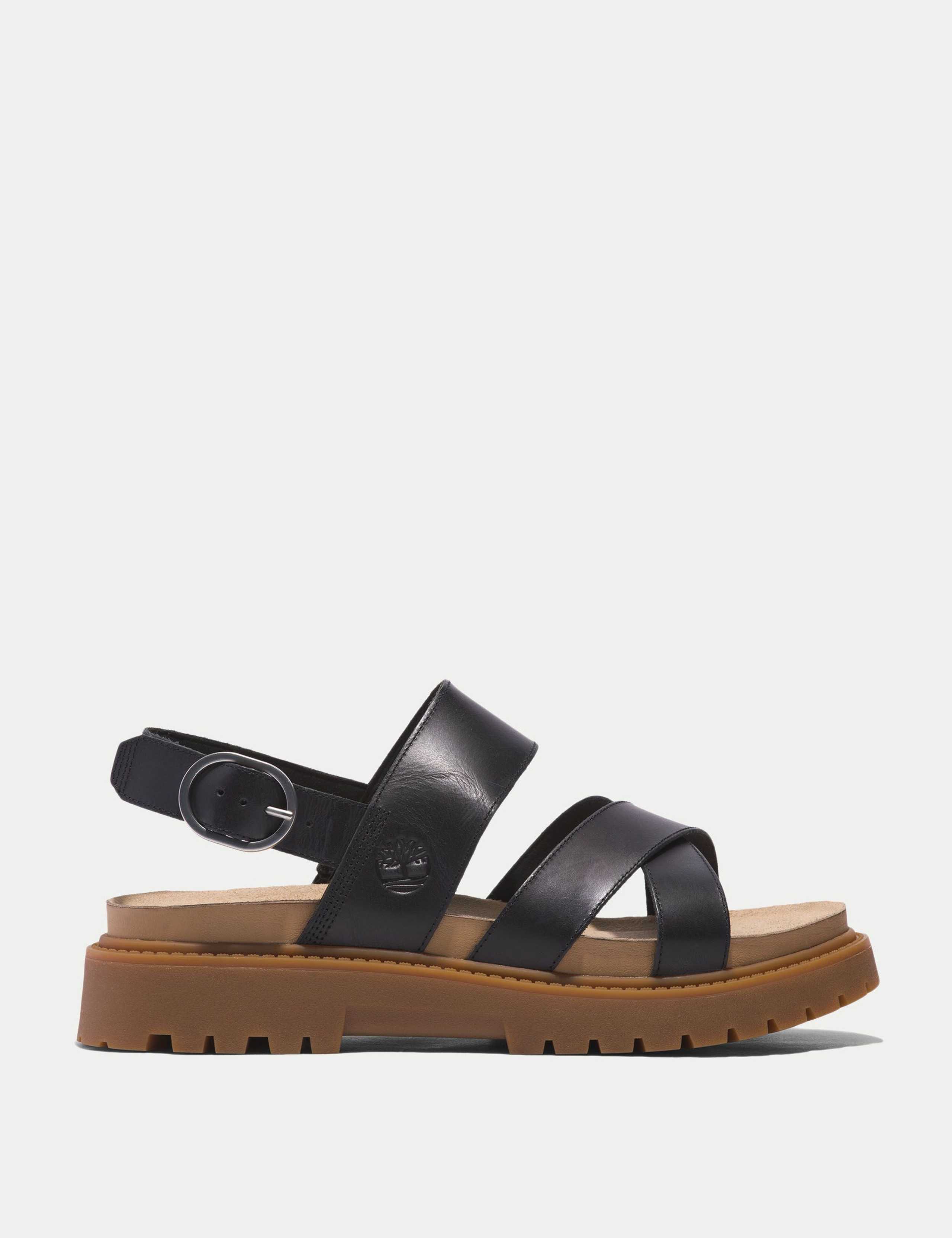 Clairemont Leather Strappy Flat Sandals