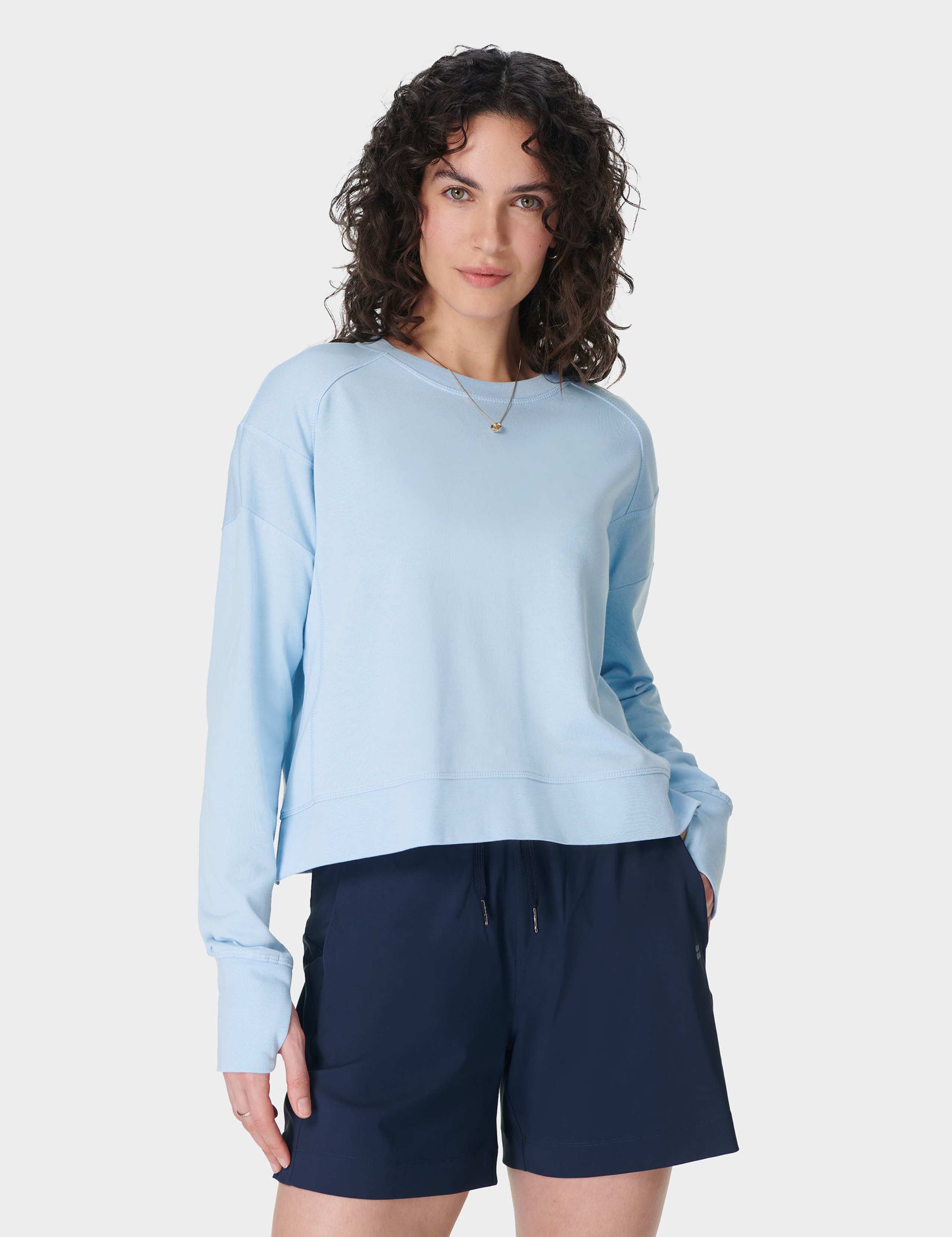 After Class Cotton Blend Relaxed Sweat-shirt