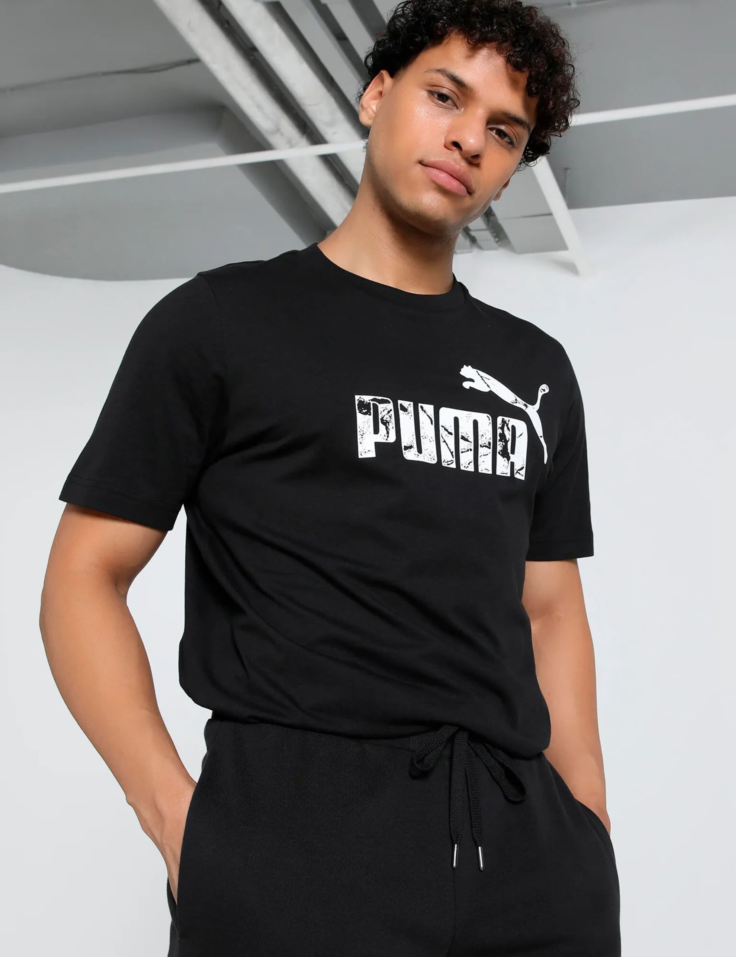 Graphic Logo Pure Cotton Crew Neck T-Shirt