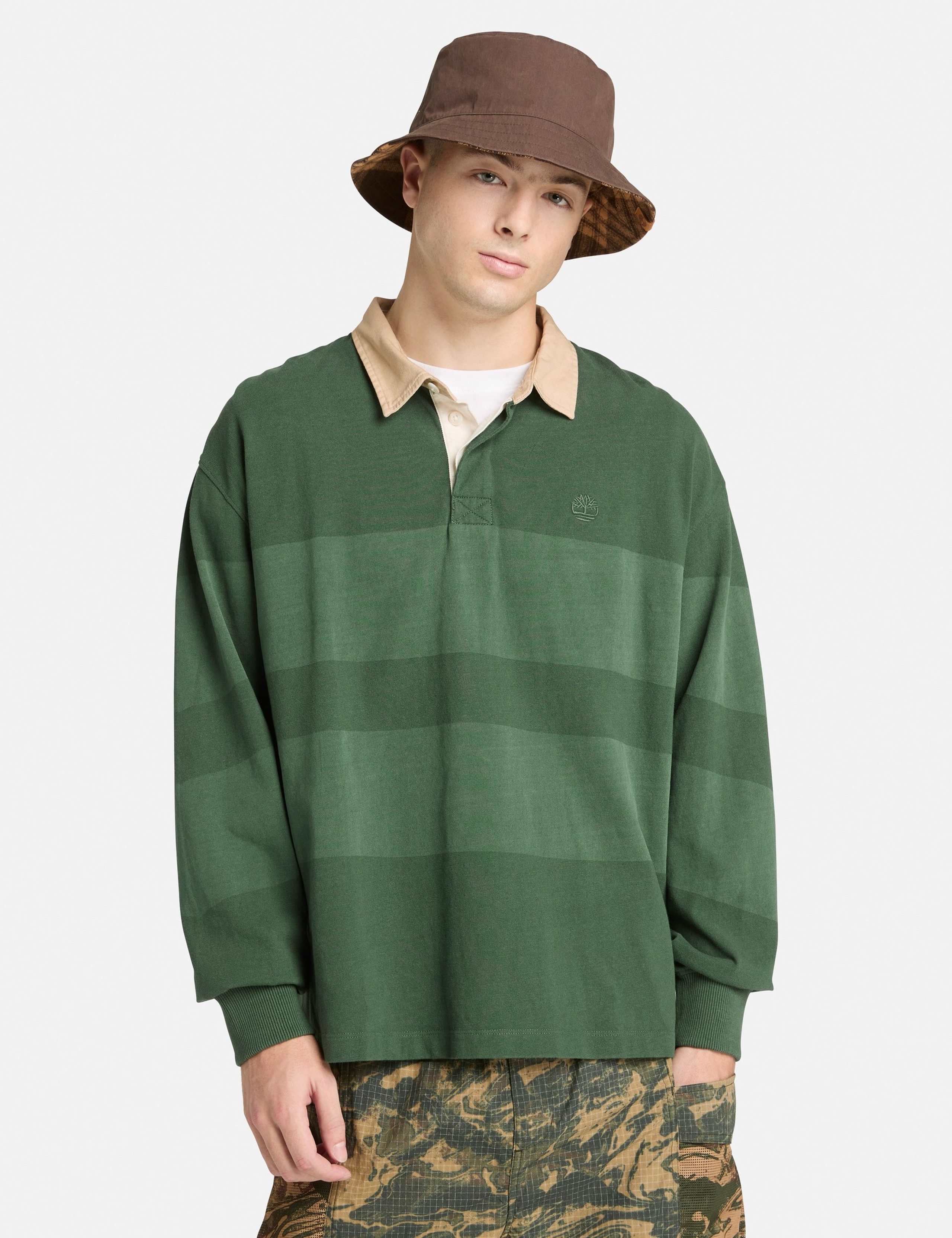 Pure Cotton Striped Rugby Shirt