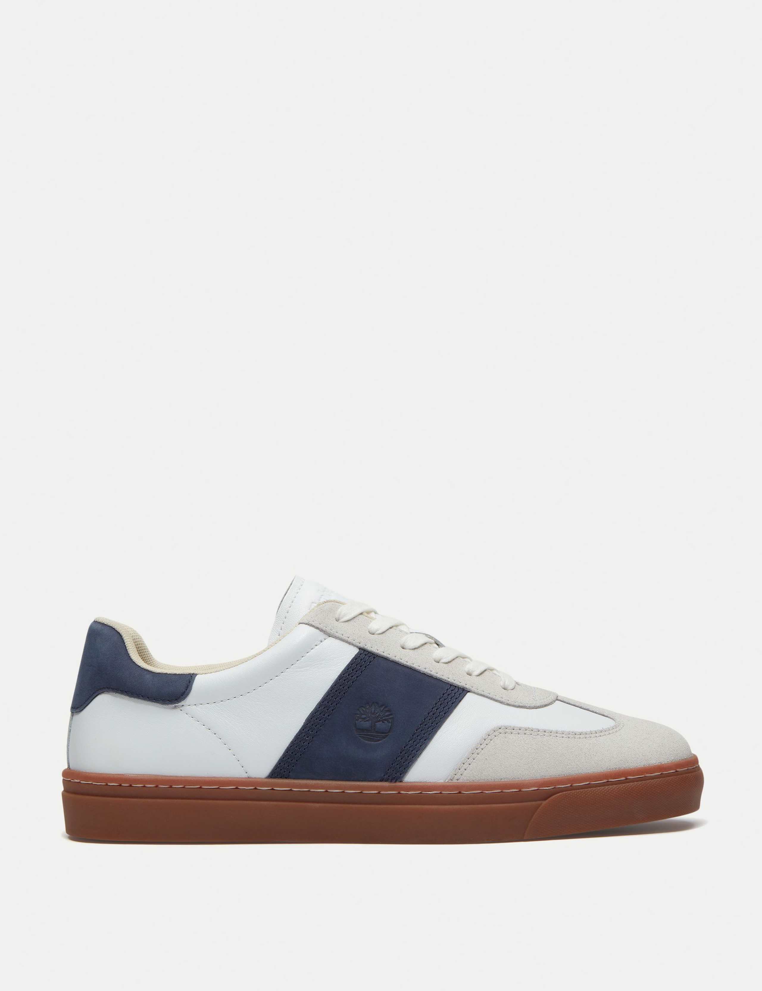 Lisbon Leather Lace Up Trainers