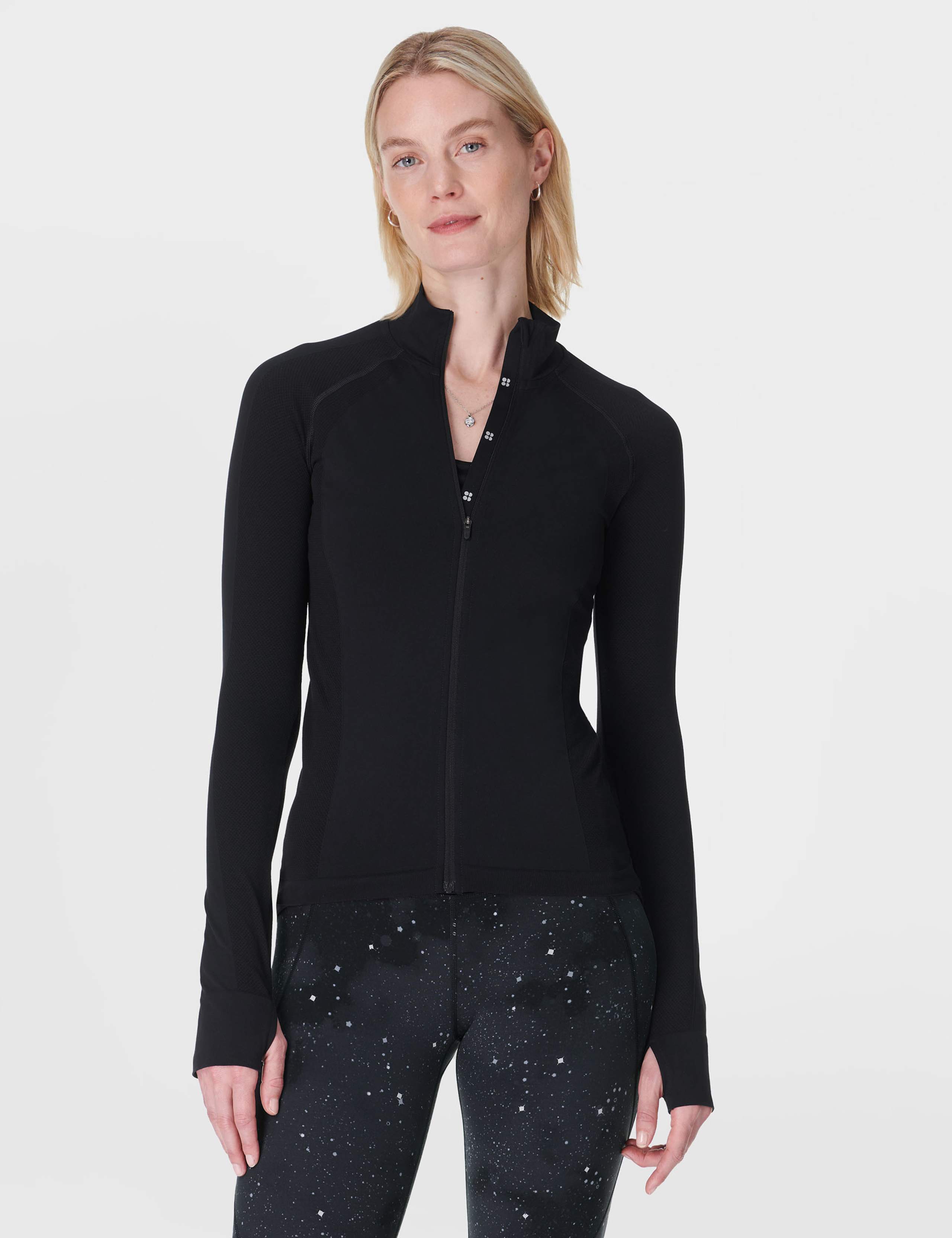 Athlete Seamless Zip Up Sports Jacket