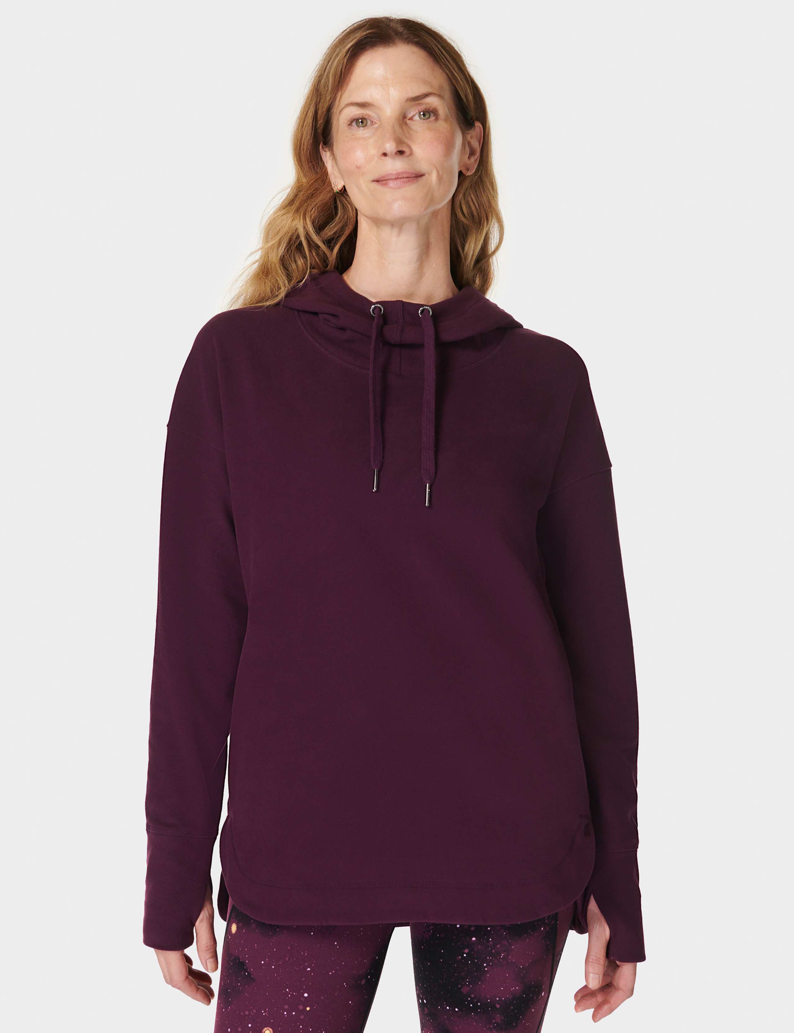Escape Cotton Blend Fleece Relaxed Hoodie