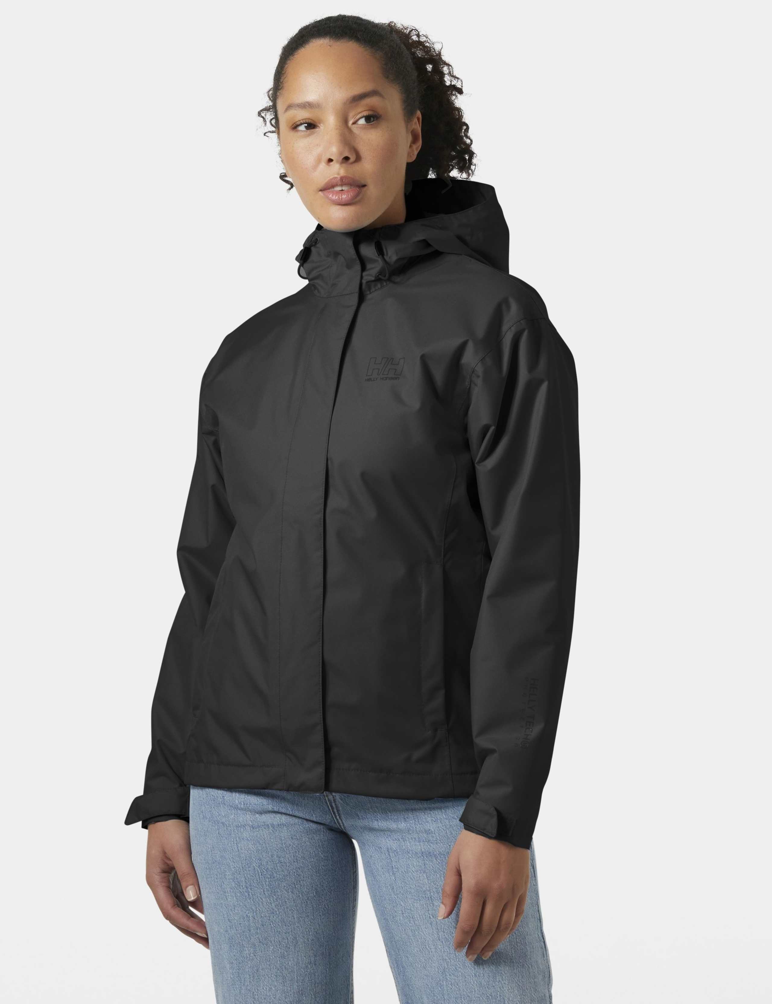 Seven J Hooded Waterproof Zip Up Jacket
