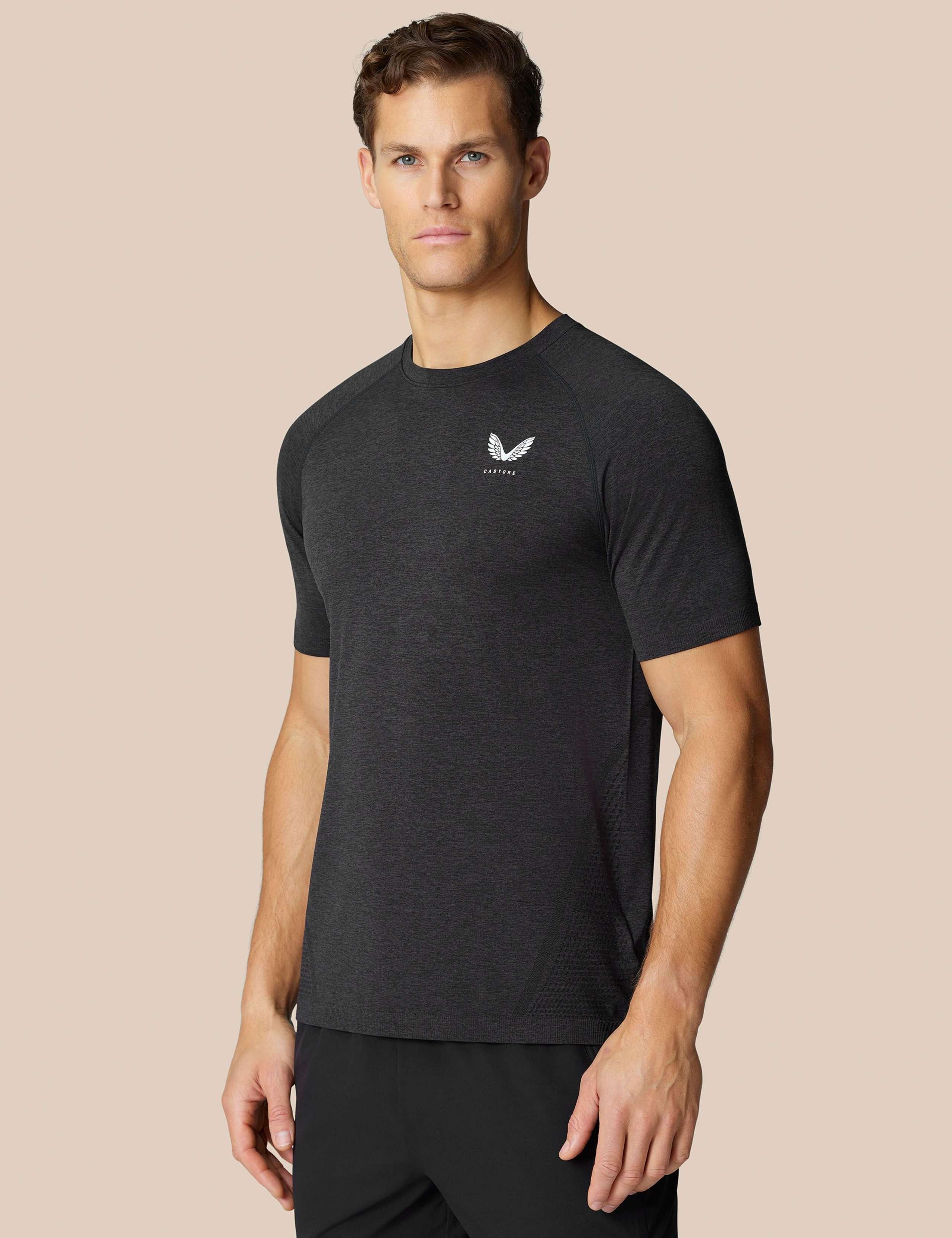 Seam Free Crew Neck Sports T-Shirt