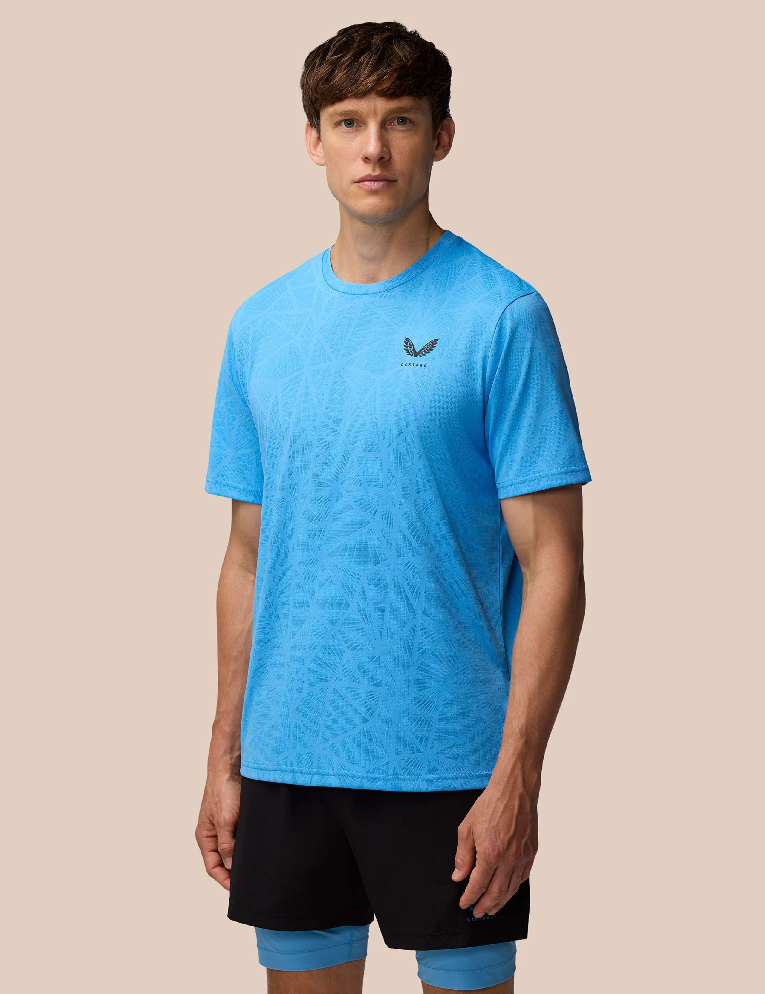 Engineered Knit Crew Neck T-Shirt