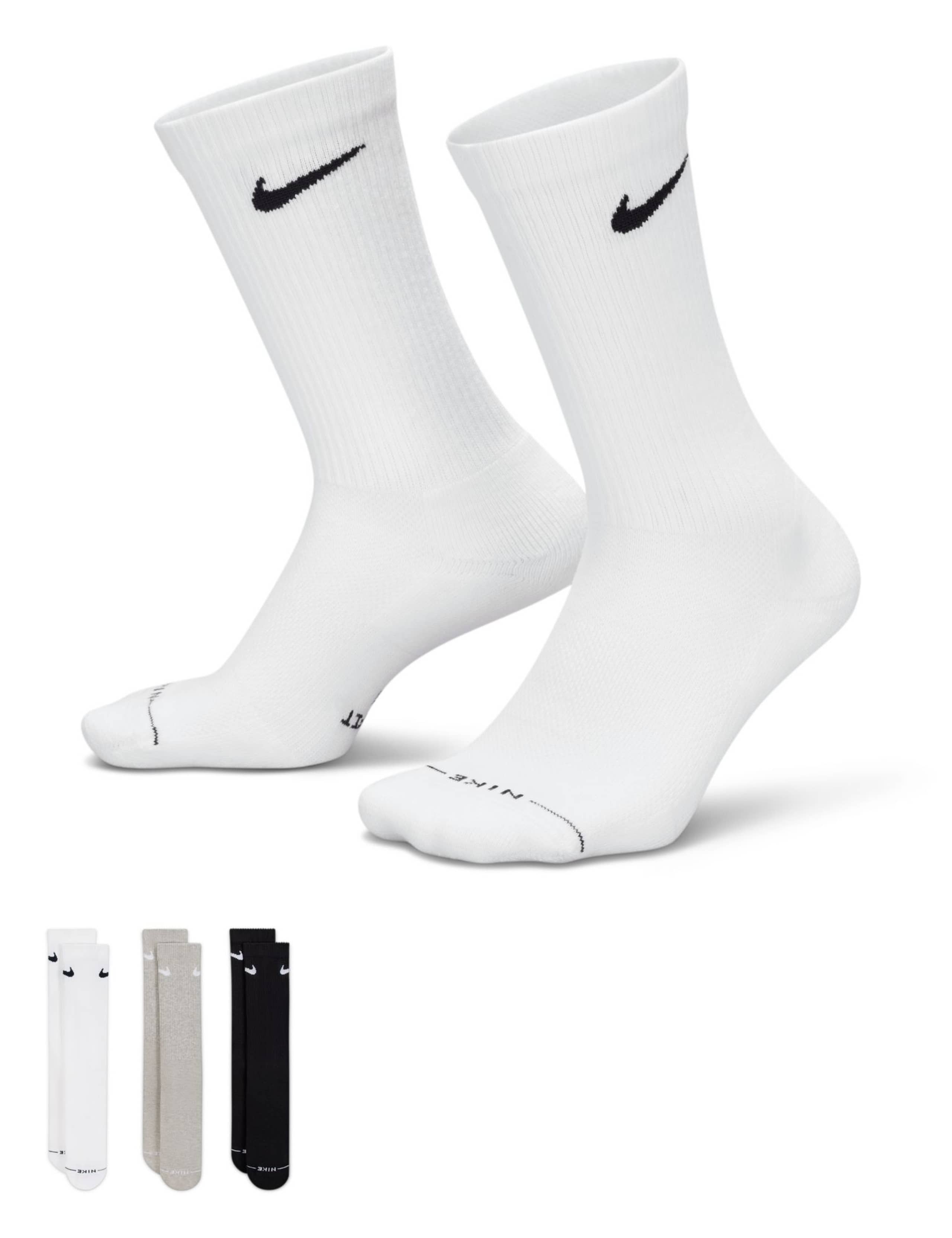 3 Pack Everyday Elevated Cotton Rich Crew Socks