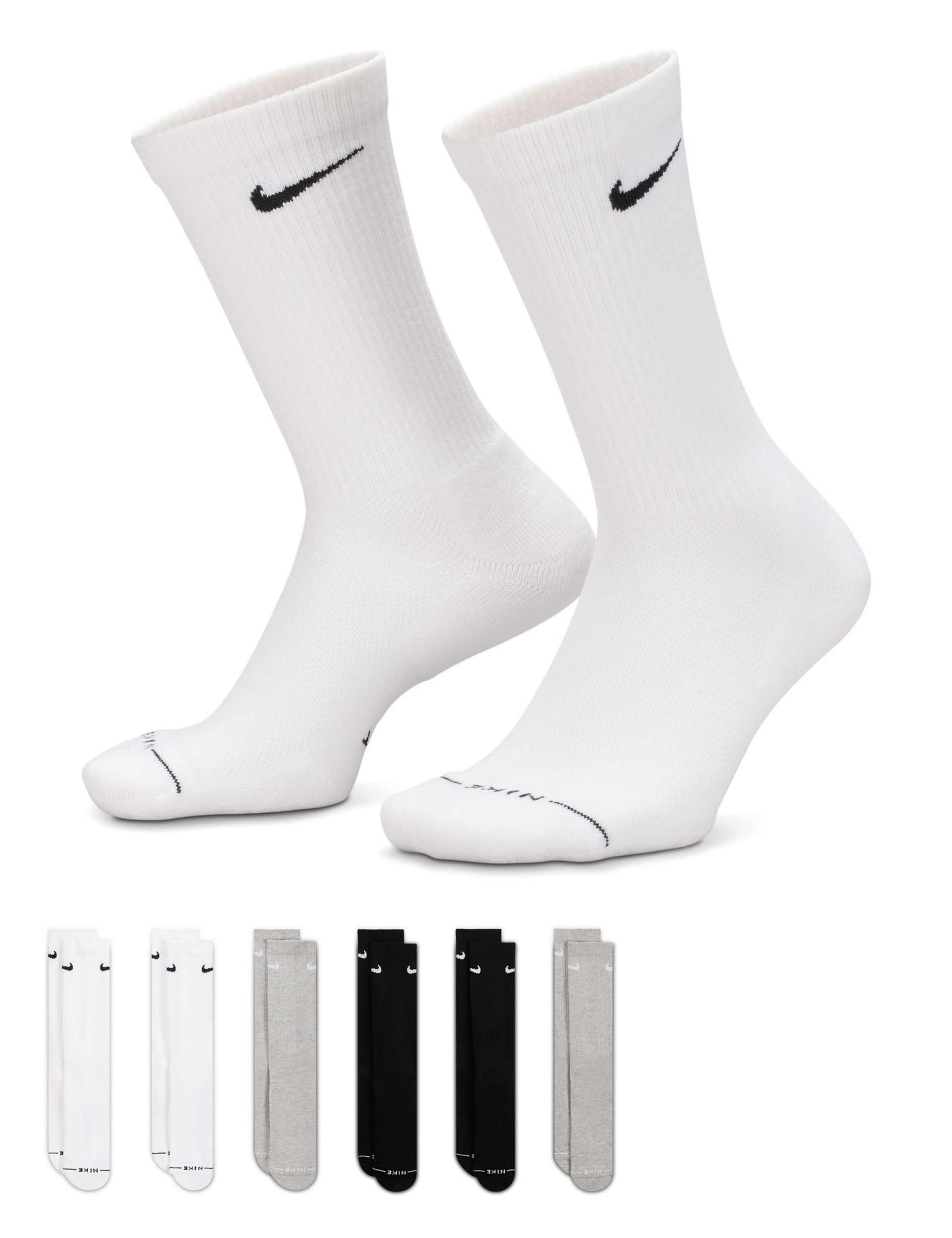 6 Pack Everyday Elevated Crew Socks