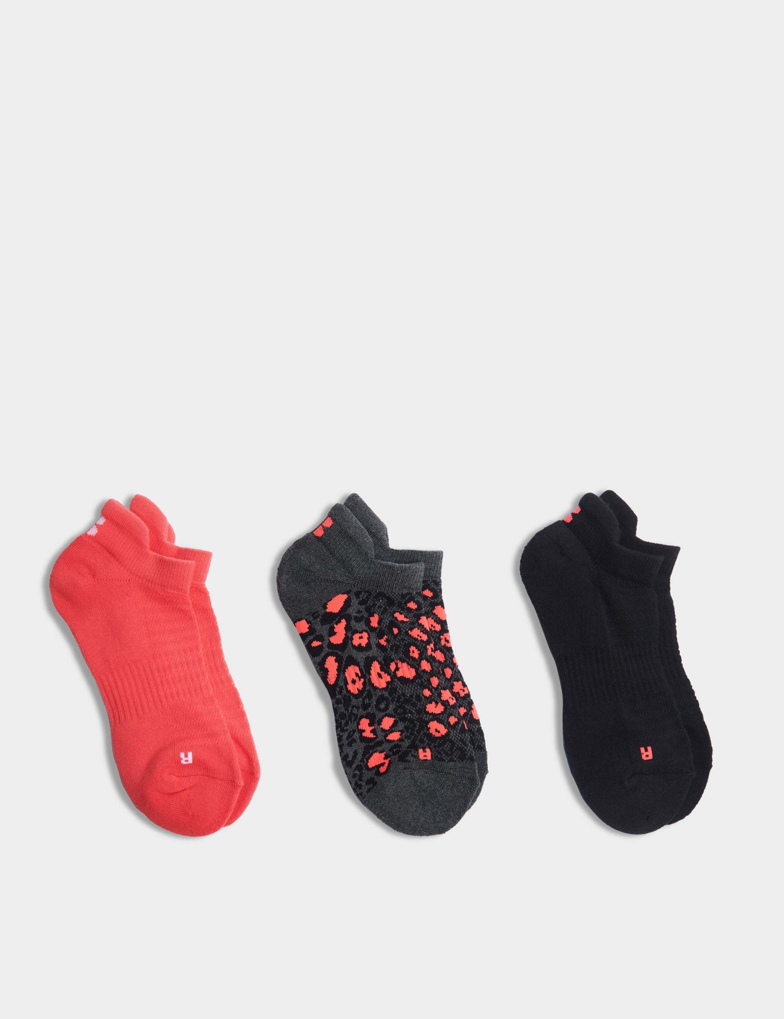3pk Workout Cotton Rich Trainer Socks