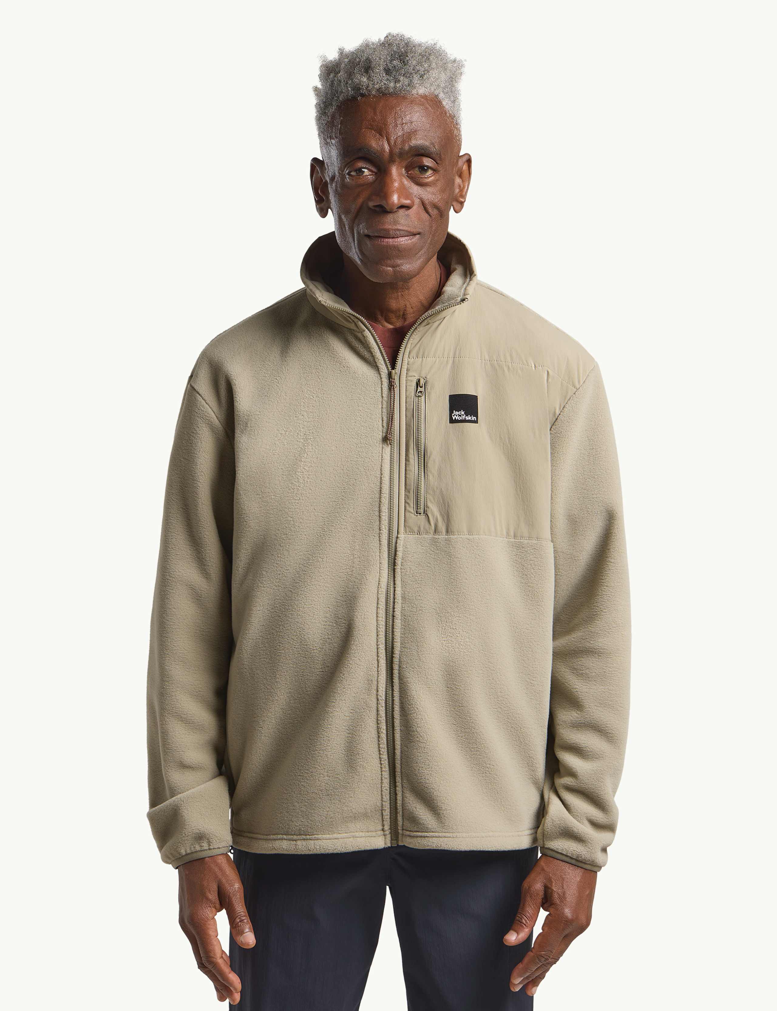 Sumetro Fleece Zip Up Funnel Neck Jacket