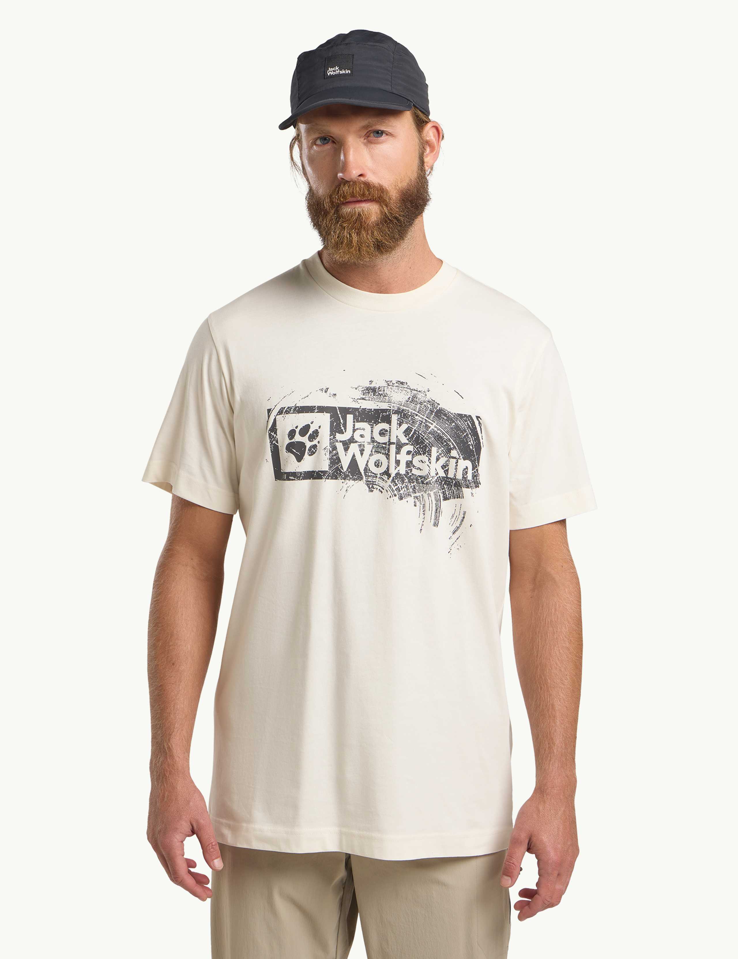 Brand Pure Cotton Crew Neck Graphic T-Shirt