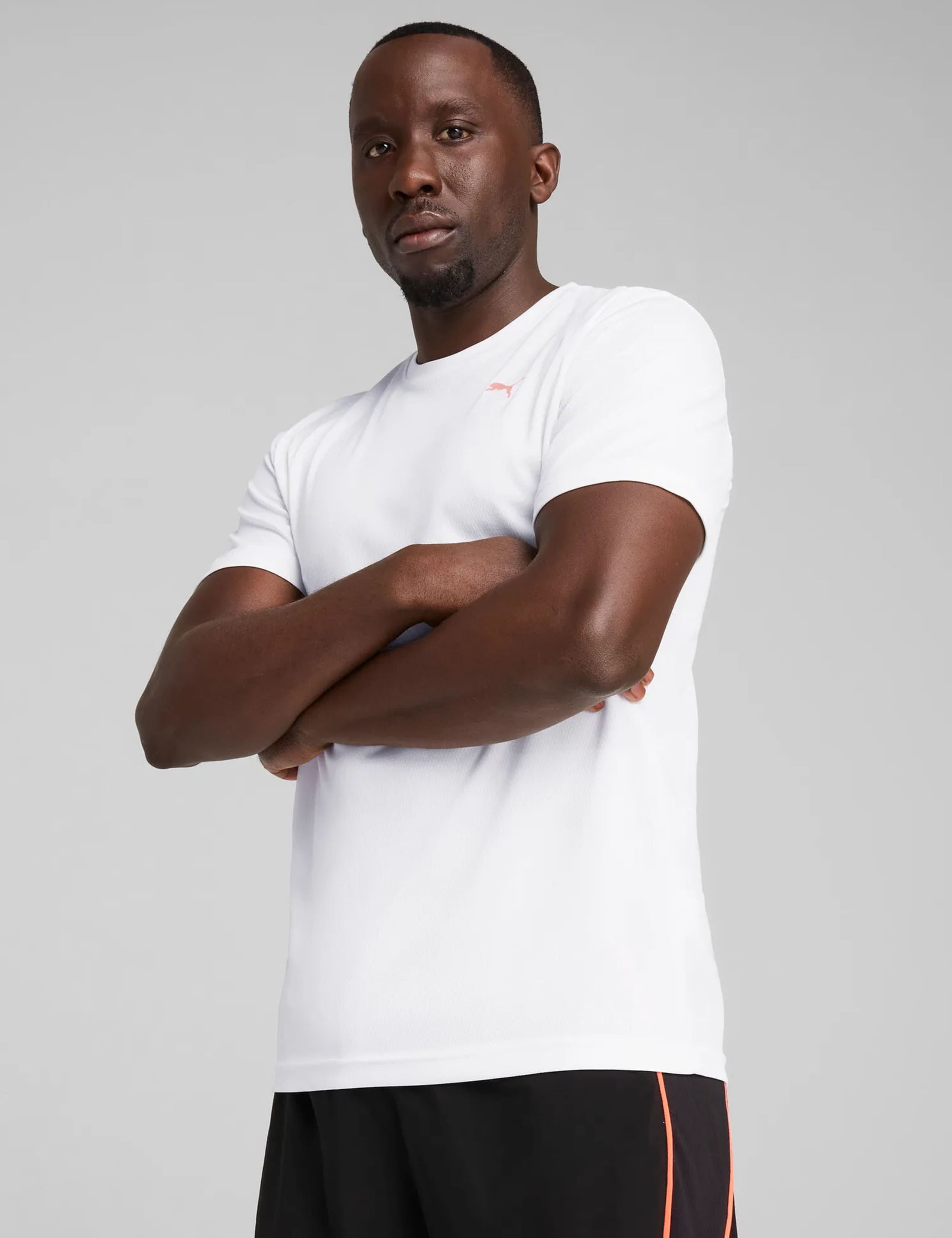 Graphics Running Faster Crew Neck T-Shirt