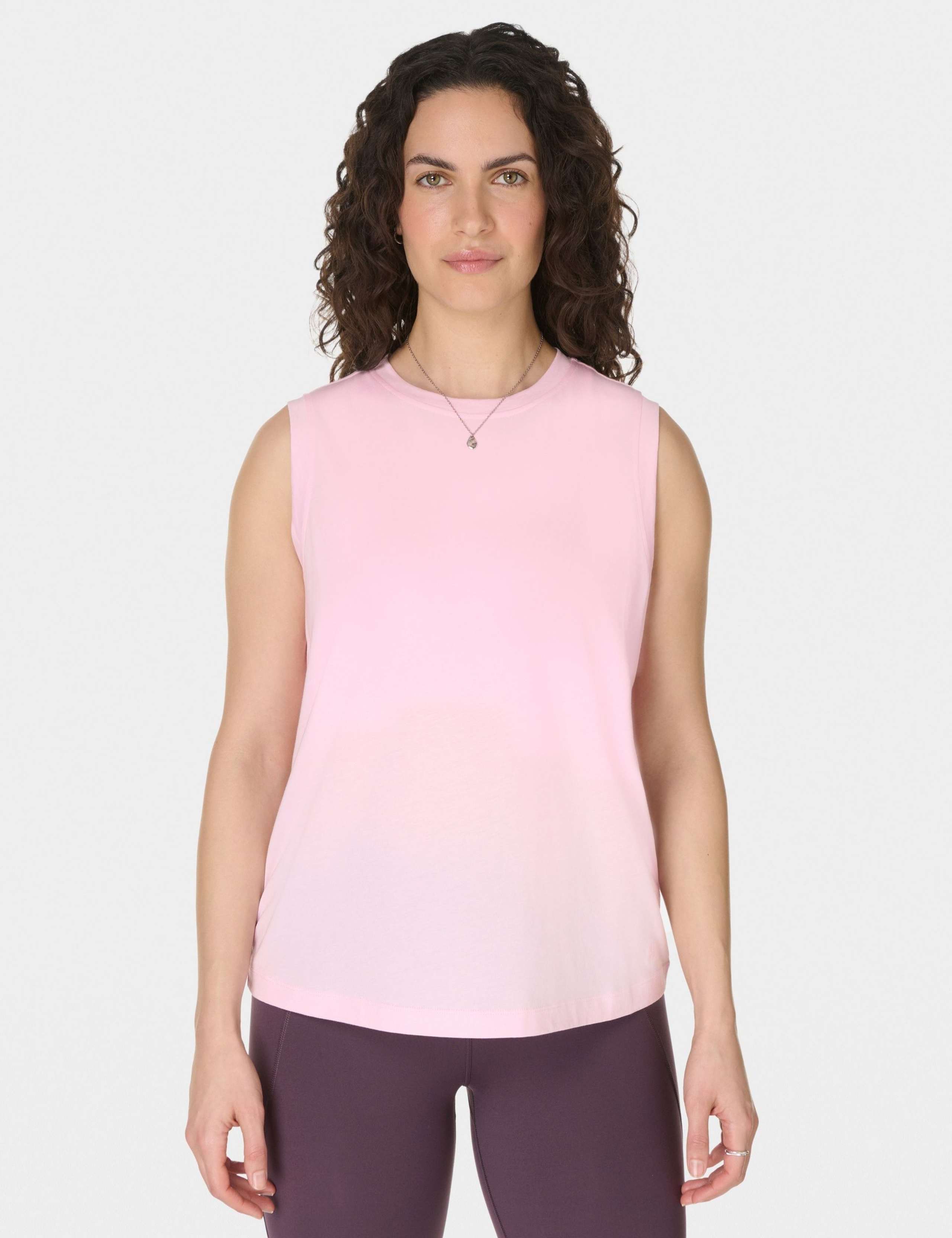 Essential Cotton Rich Crew Neck Vest Top