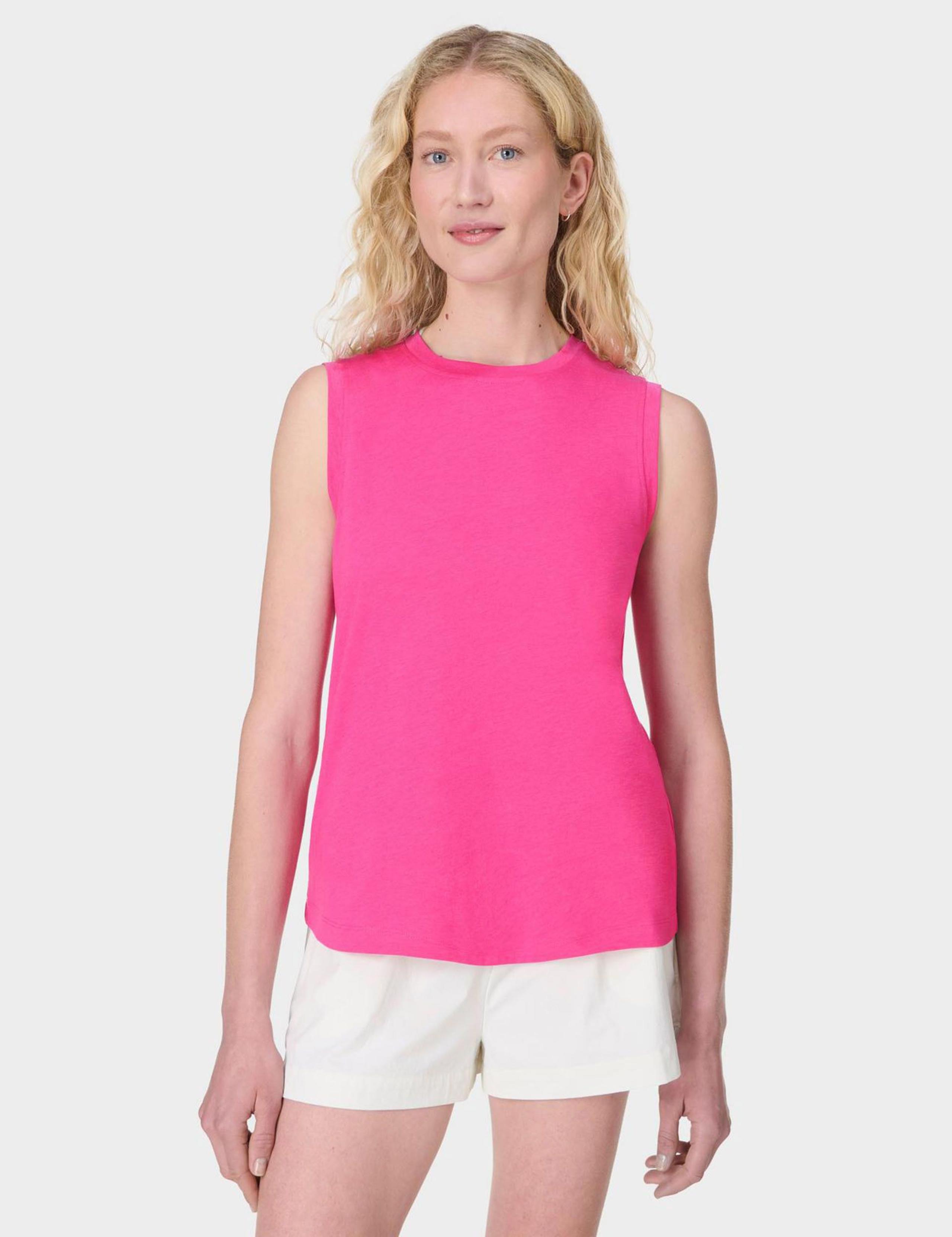Essential Cotton Rich Crew Neck Vest Top