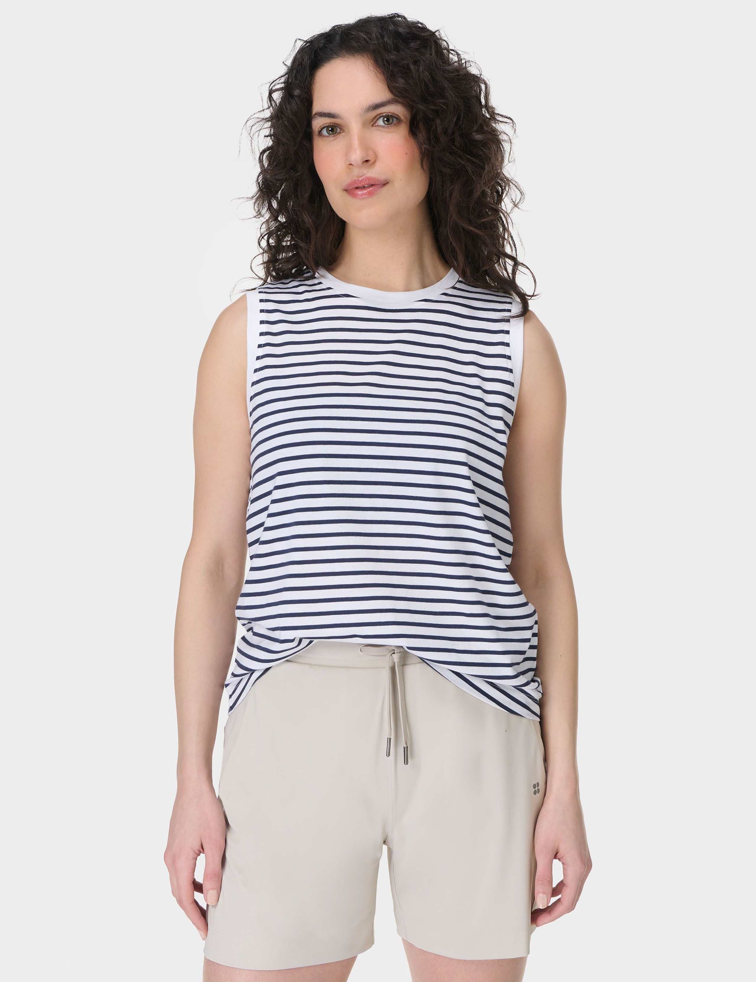 Essential Cotton Rich Crew Neck Vest Top