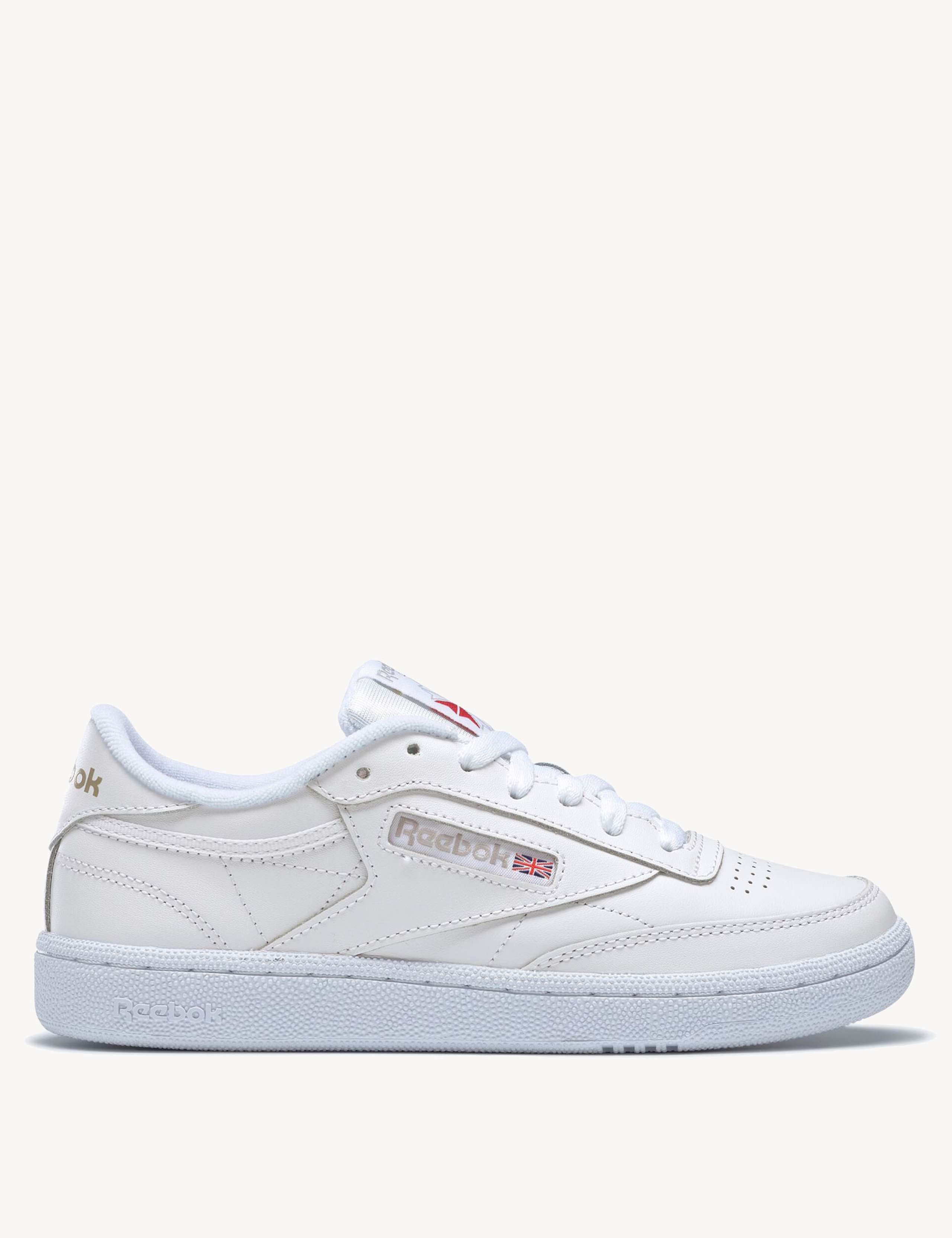 Club C 85 Leather Lace Up Trainers