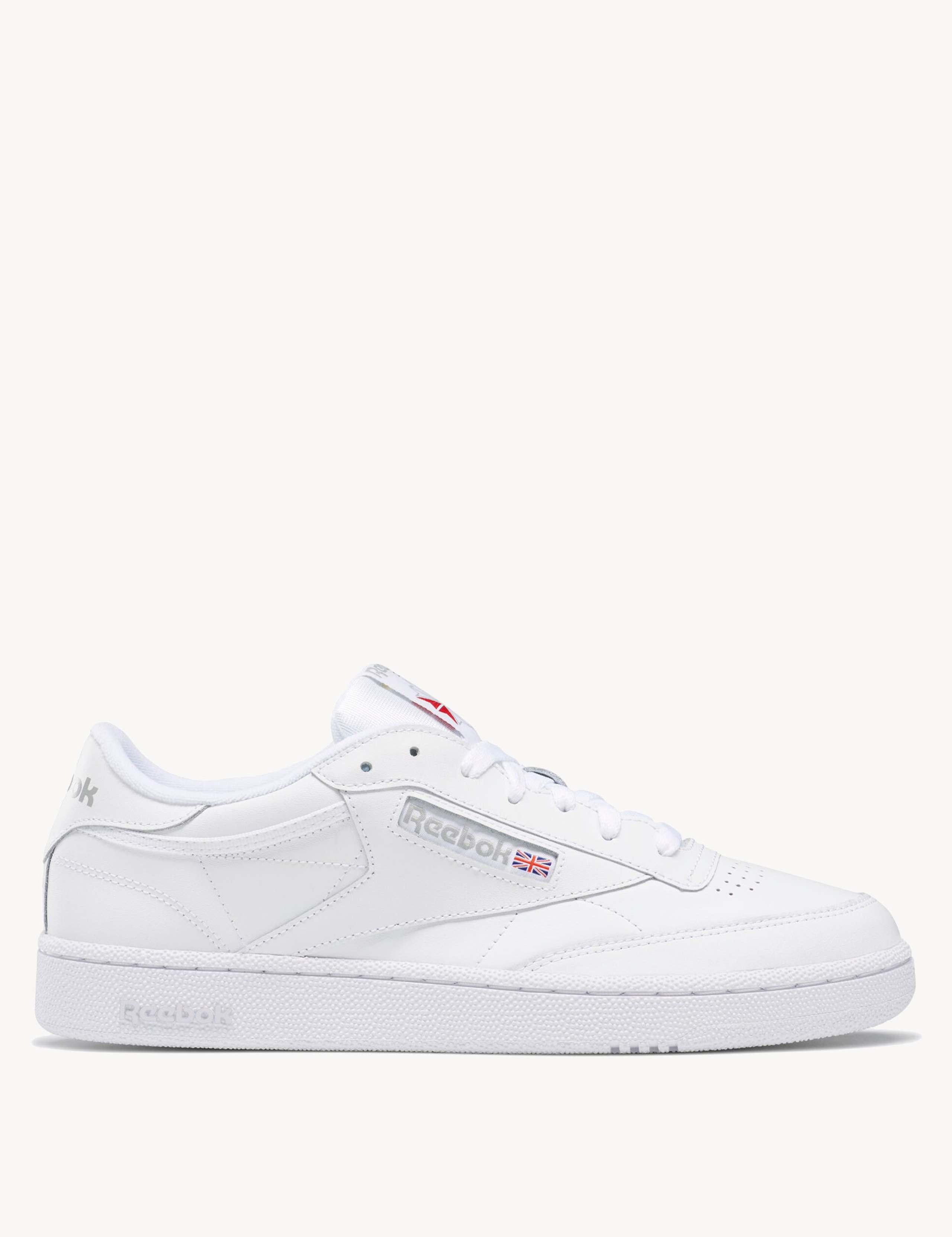 Club C 85 Leather Lace Up Trainers