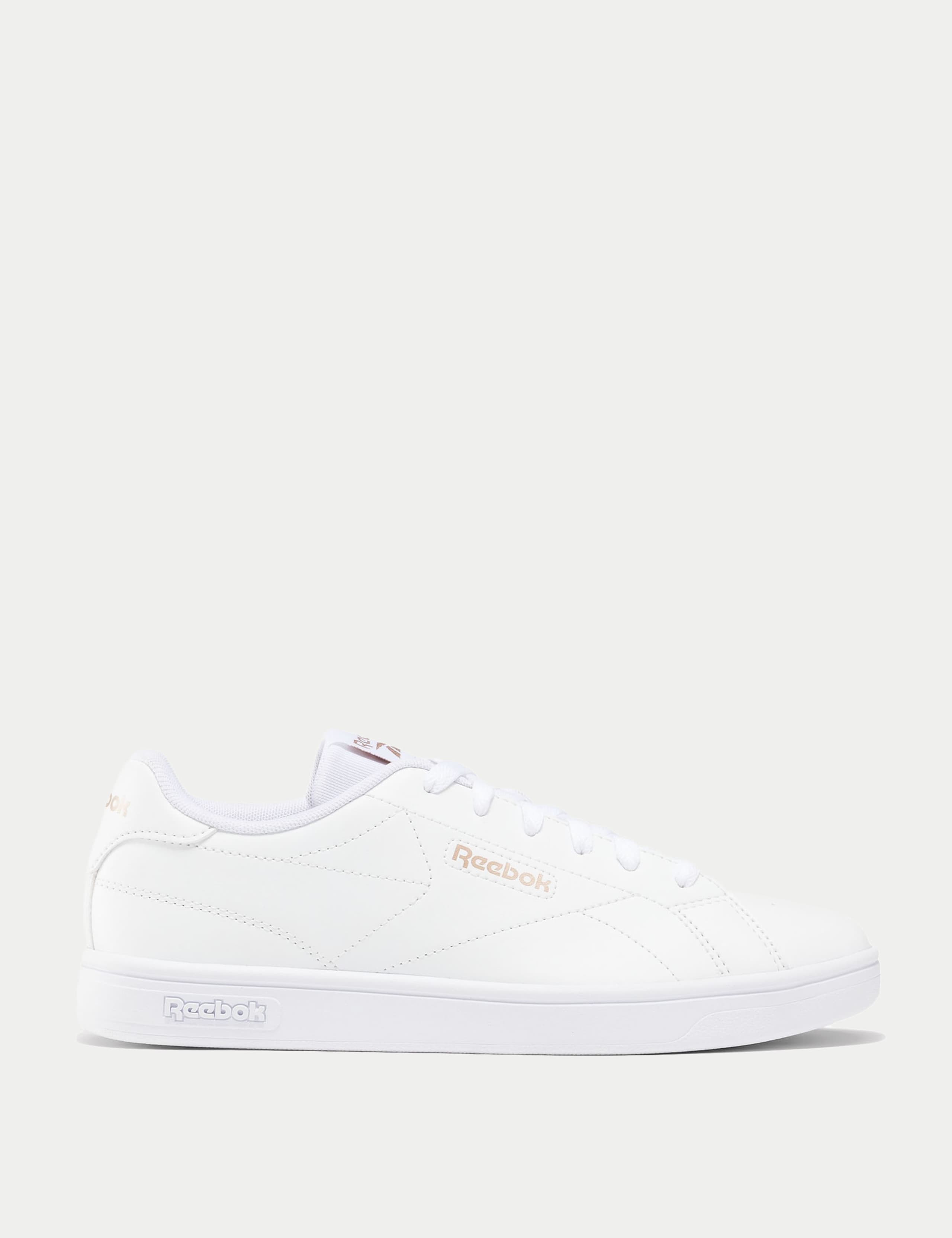 Court Clean Lace Up Trainers