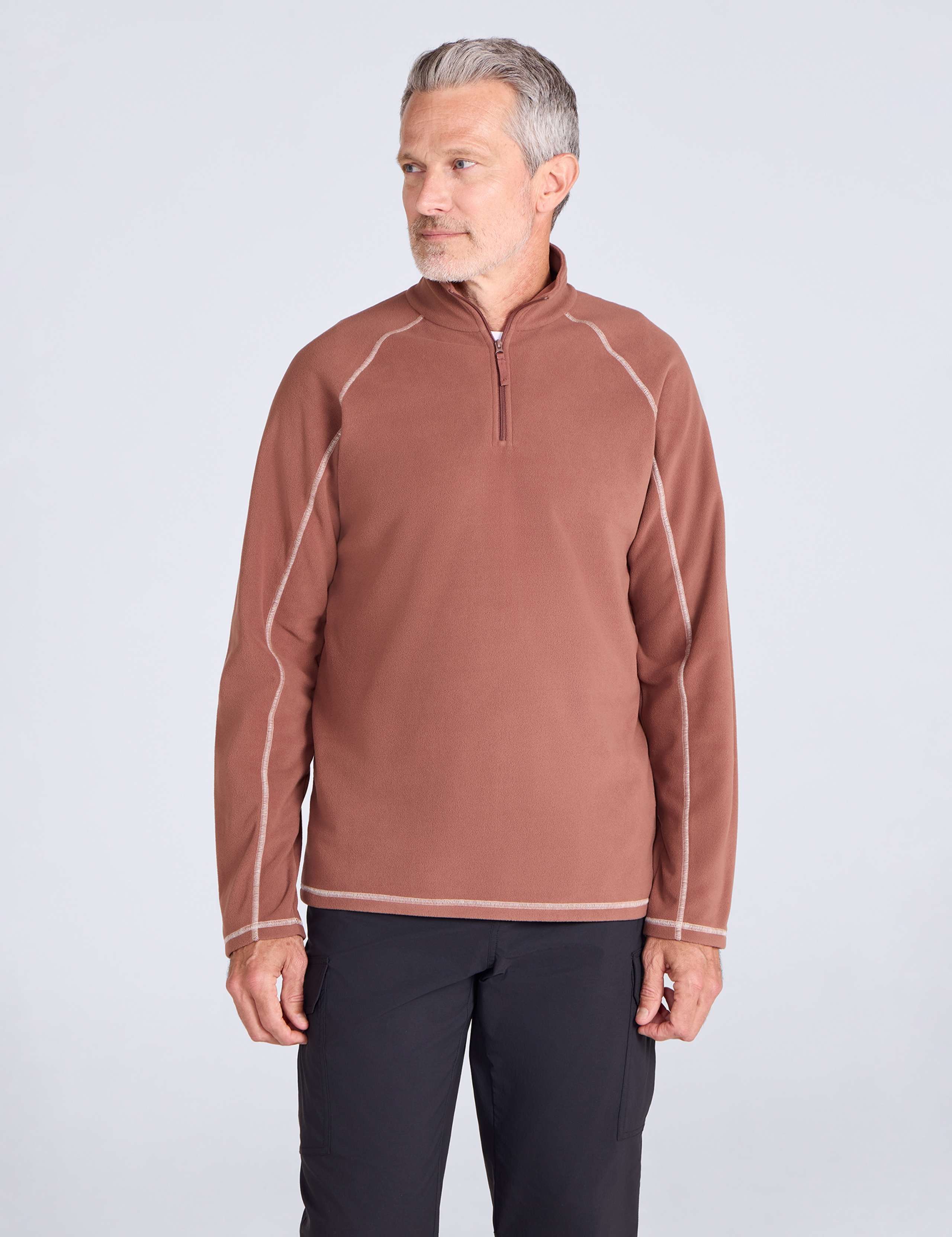 Ashbourne II Funnel Neck Half Zip Fleece