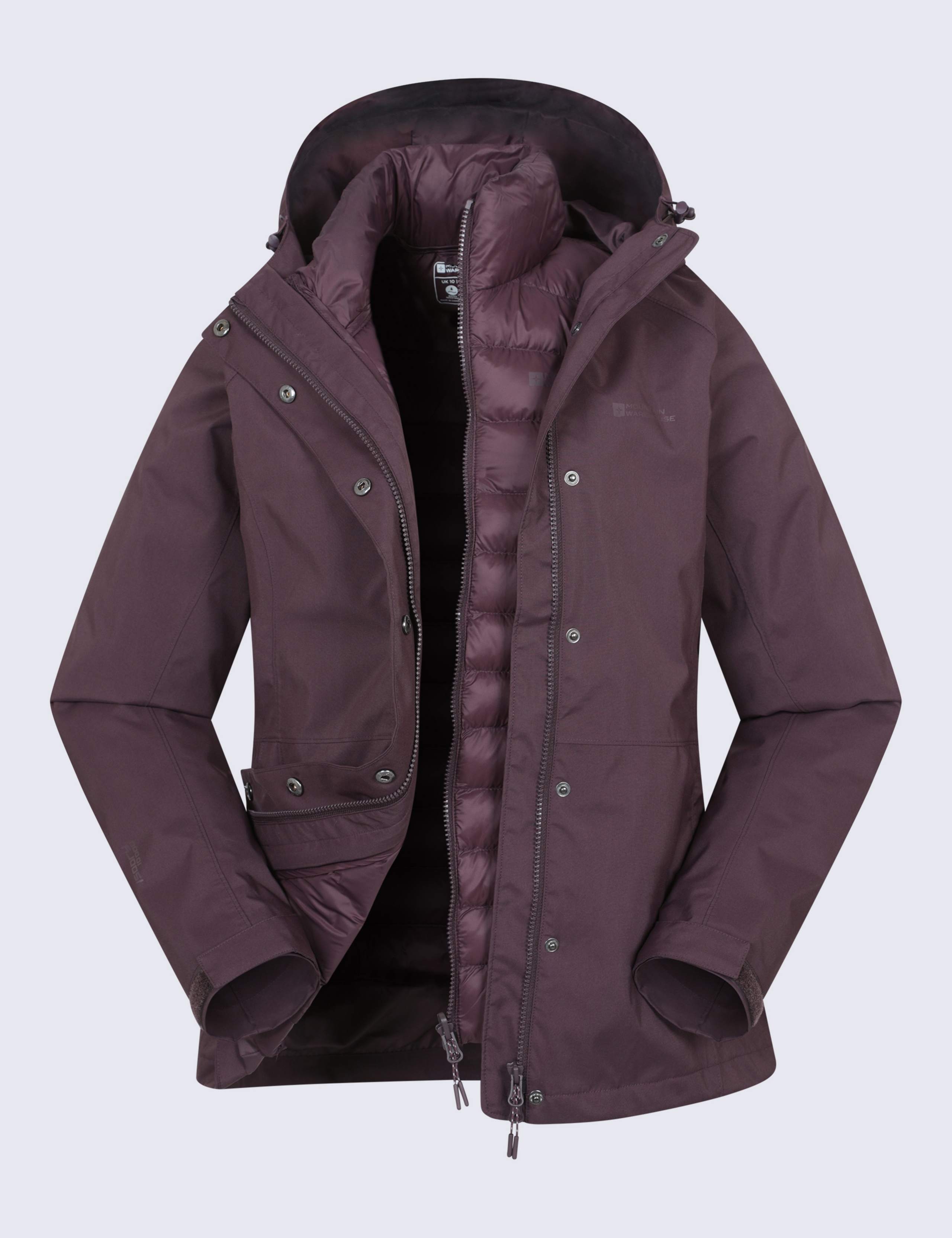 Alaskan Waterproof 3 in 1 Hooded Jacket